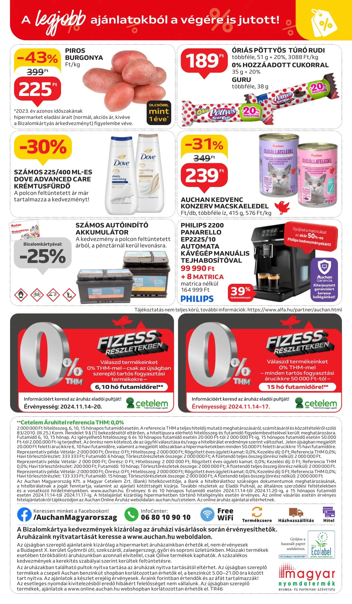 Auchan akciós újság Hipermarket 11.14–11.20 – 72. oldal