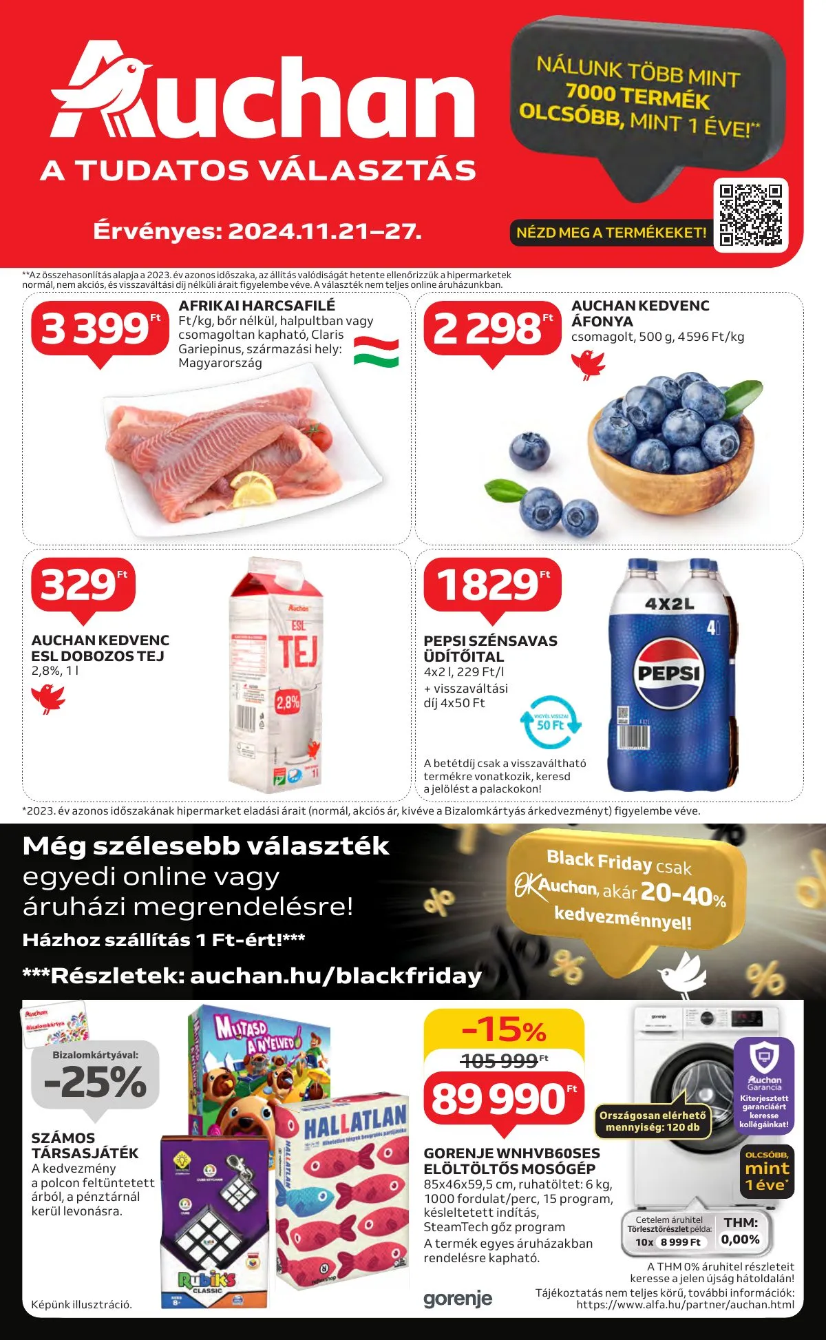 Auchan akciós újság Hipermarket 11.21–11.27
