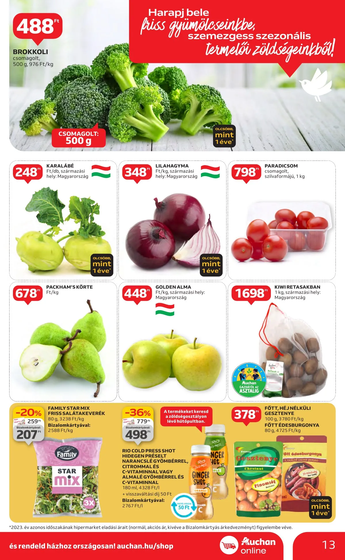 Auchan akciós újság Hipermarket 11.21–11.27 – 13. oldal