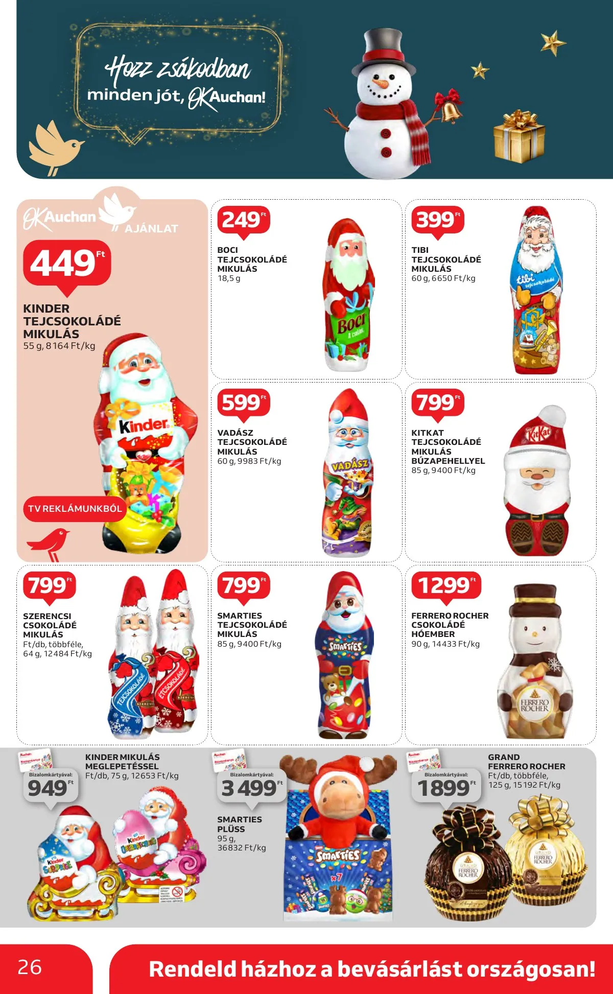 Auchan akciós újság Hipermarket 11.21–11.27 – 26. oldal