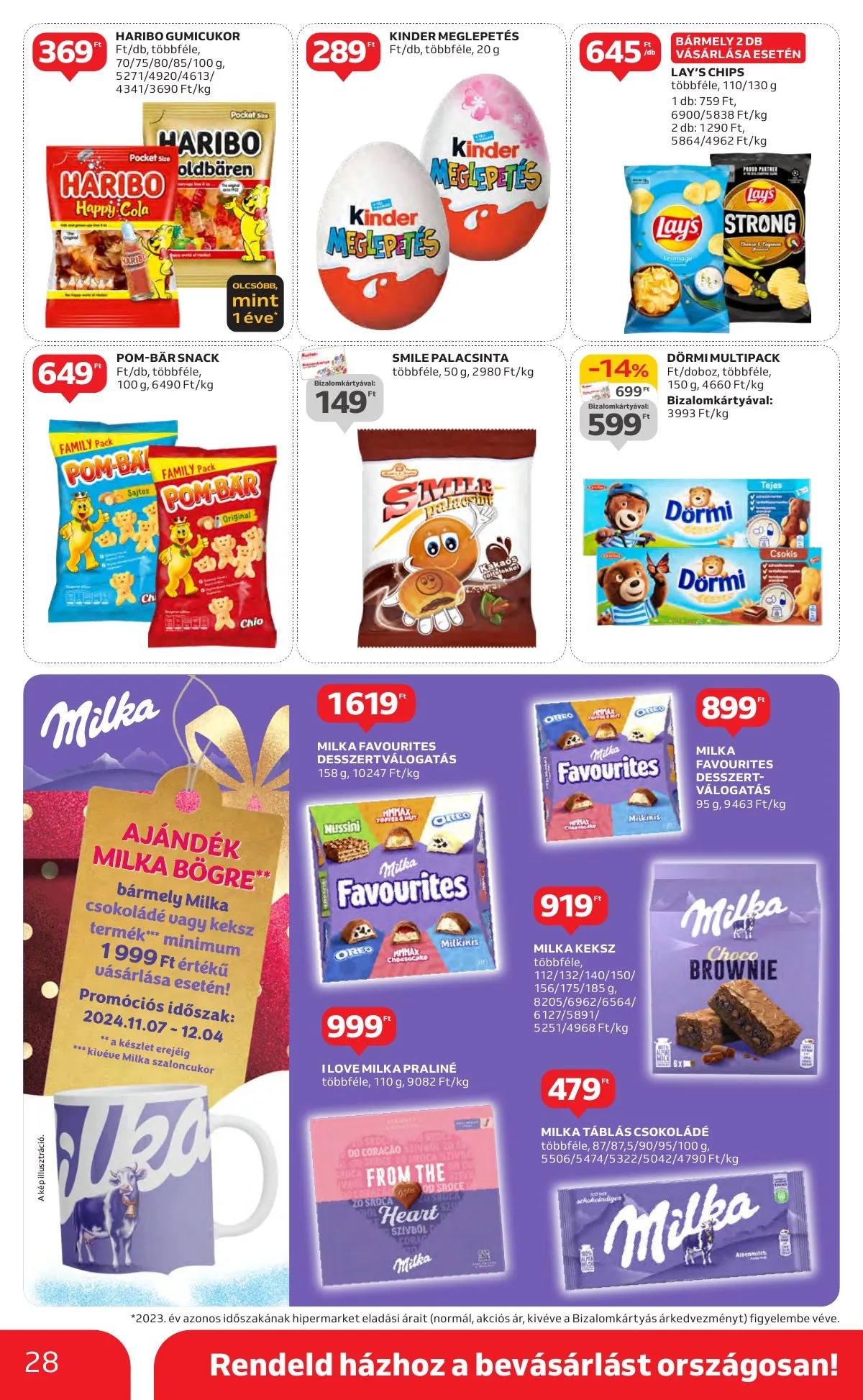Auchan akciós újság Hipermarket 11.21–11.27 – 28. oldal