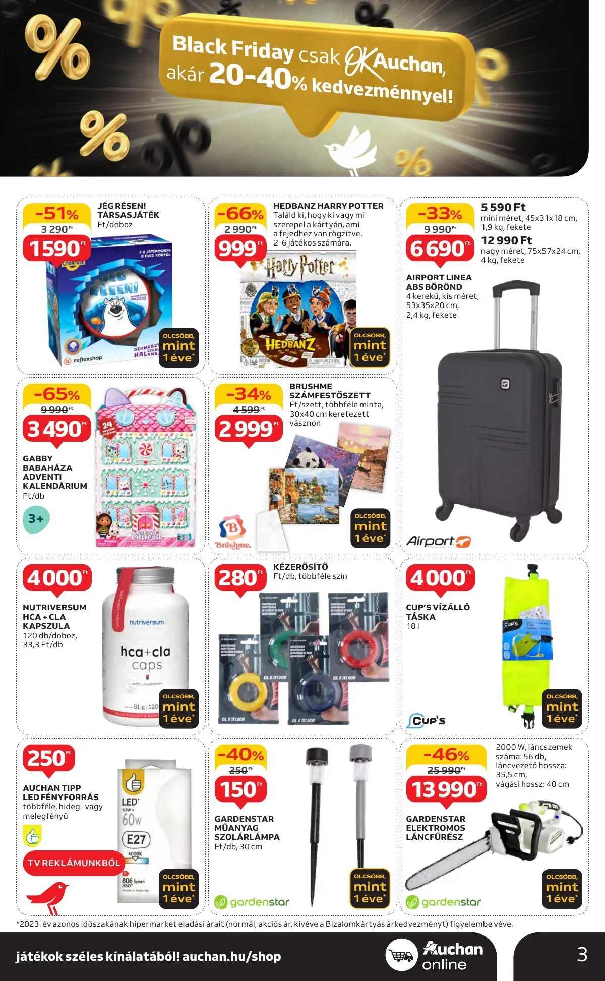 Auchan akciós újság Hipermarket 11.21–11.27 – 3. oldal