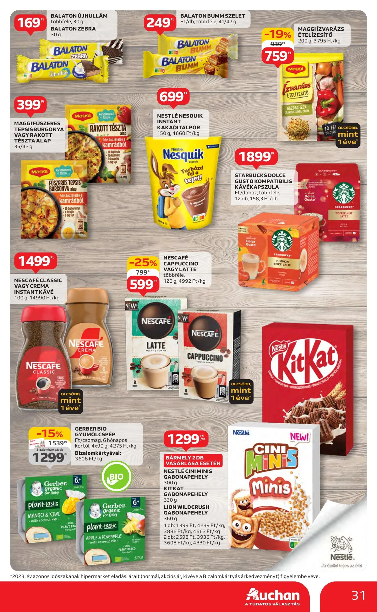 Auchan akciós újság Hipermarket 11.21–11.27 – 31. oldal