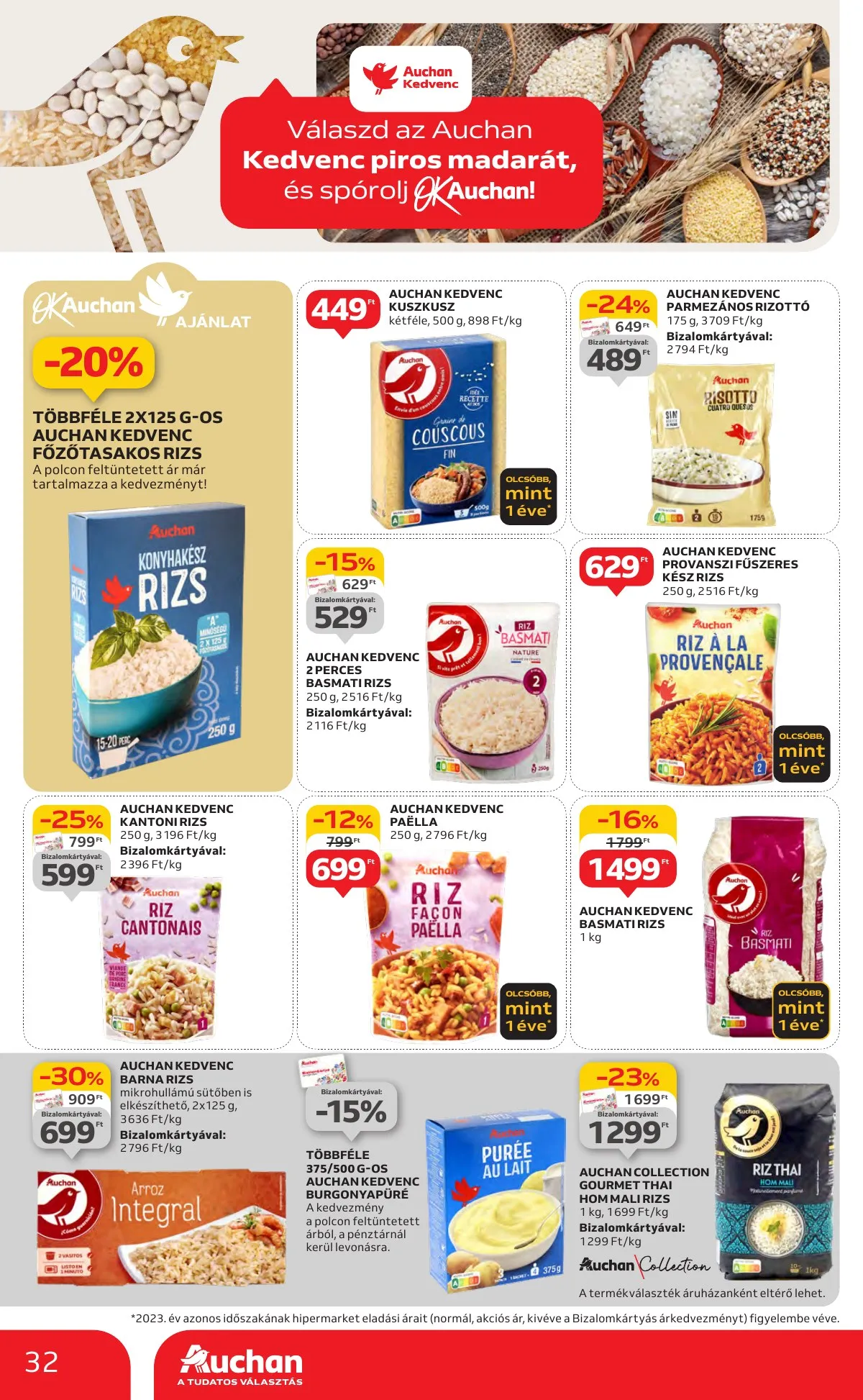 Auchan akciós újság Hipermarket 11.21–11.27 – 32. oldal