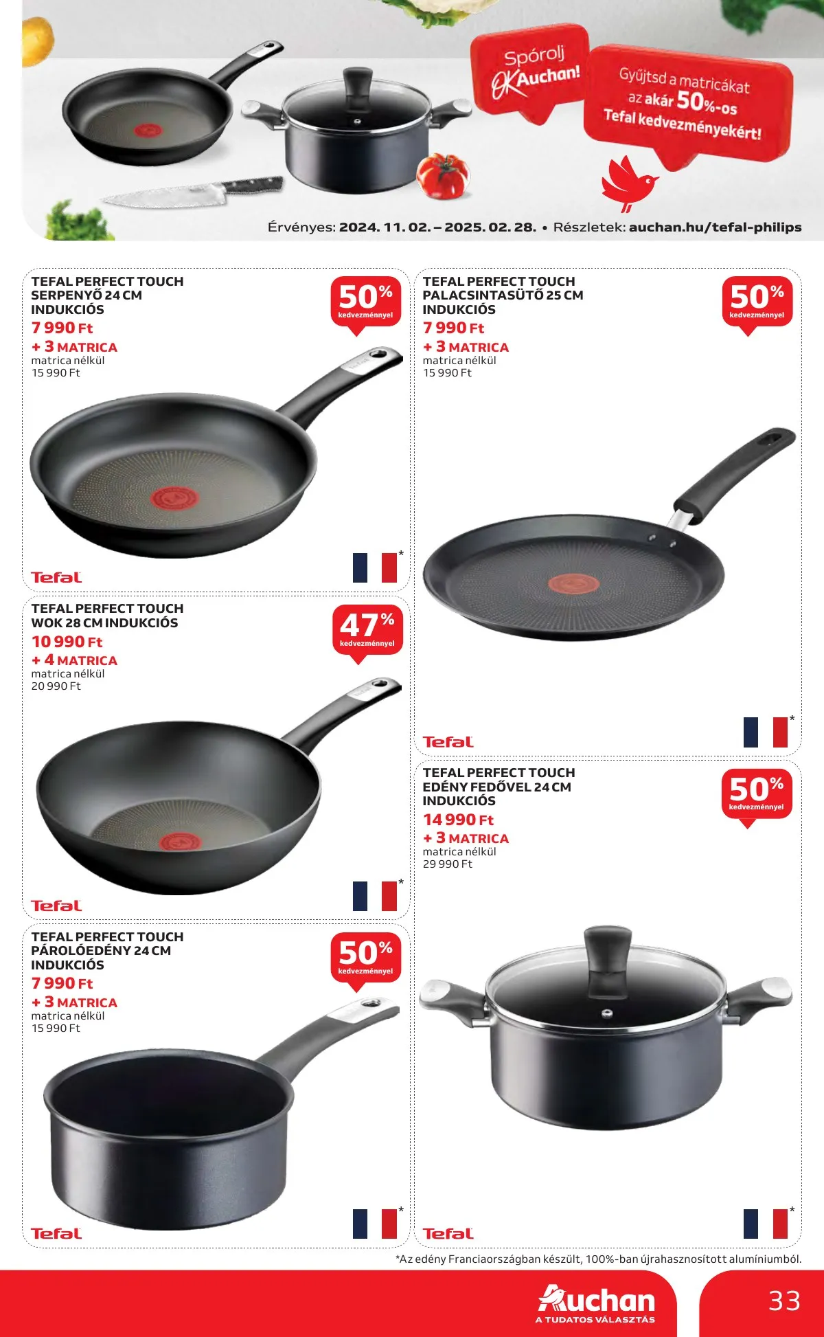 Auchan akciós újság Hipermarket 11.21–11.27 – 33. oldal