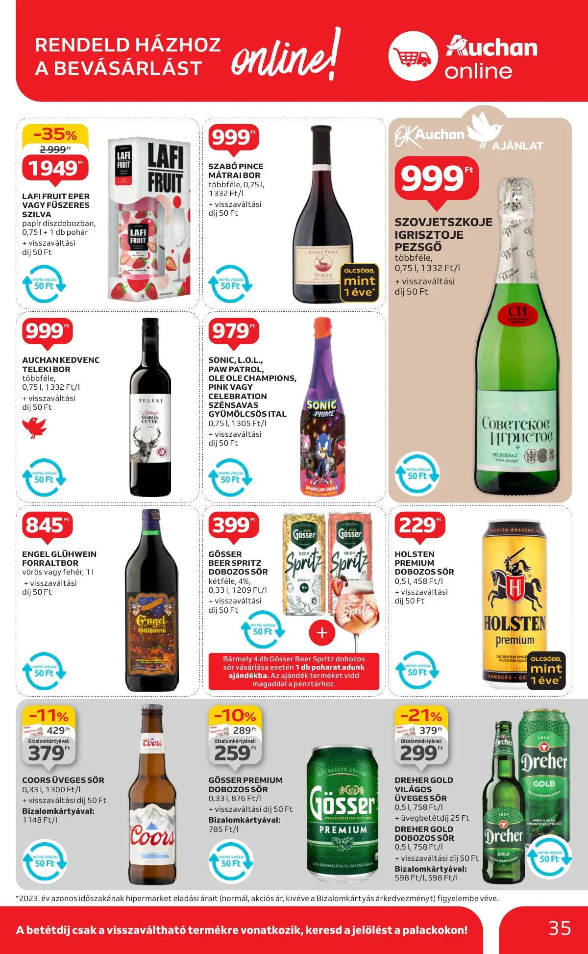 Auchan akciós újság Hipermarket 11.21–11.27 – 35. oldal