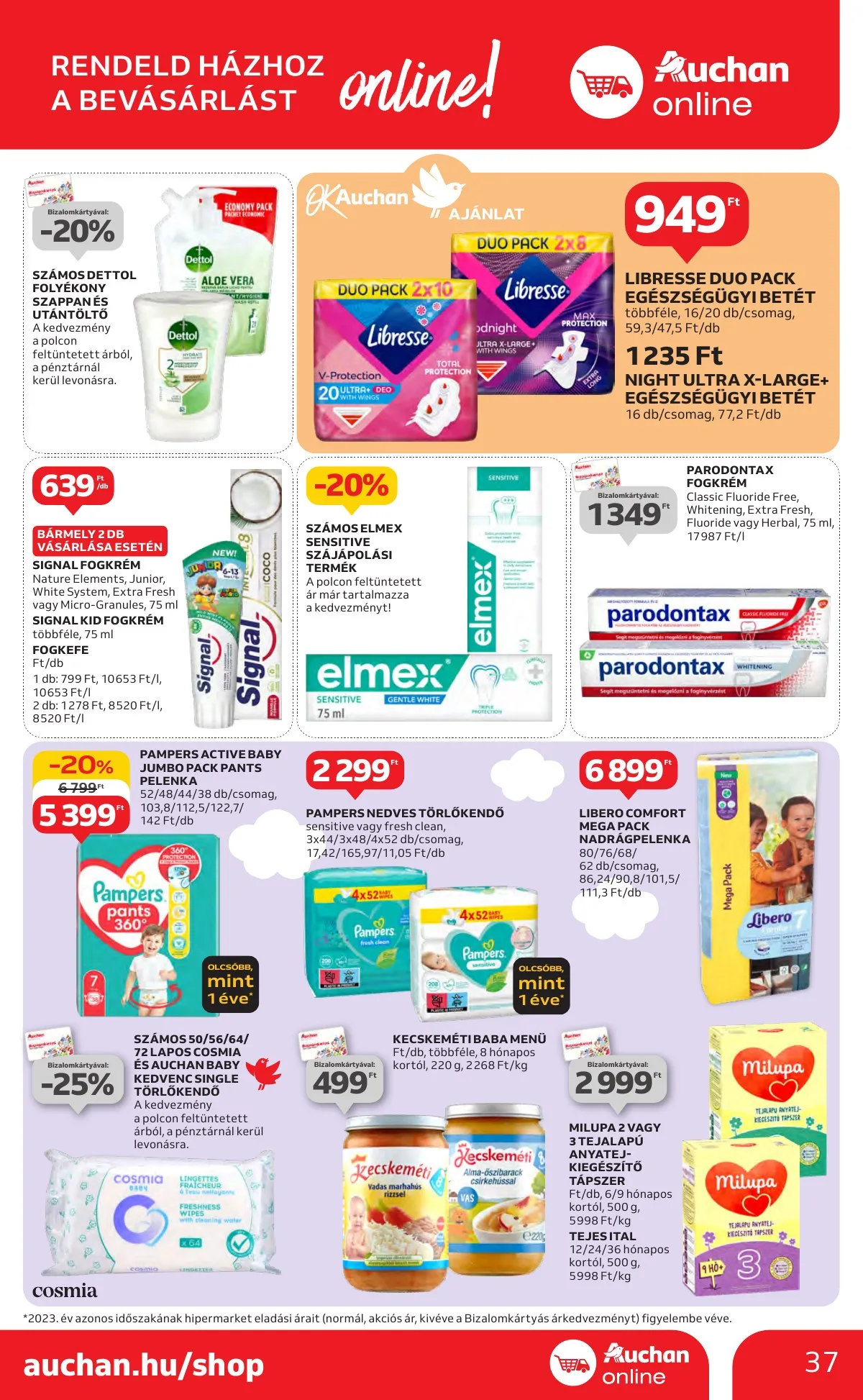 Auchan akciós újság Hipermarket 11.21–11.27 – 37. oldal