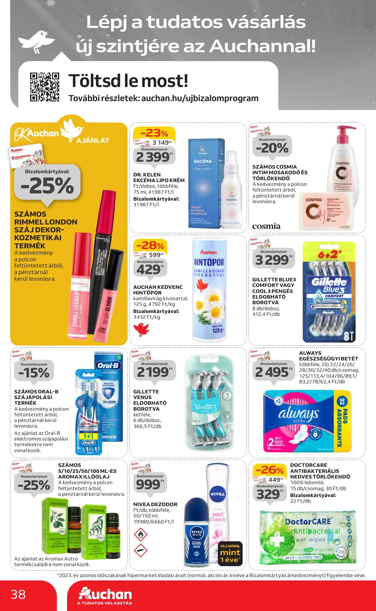 Auchan akciós újság Hipermarket 11.21–11.27 – 38. oldal