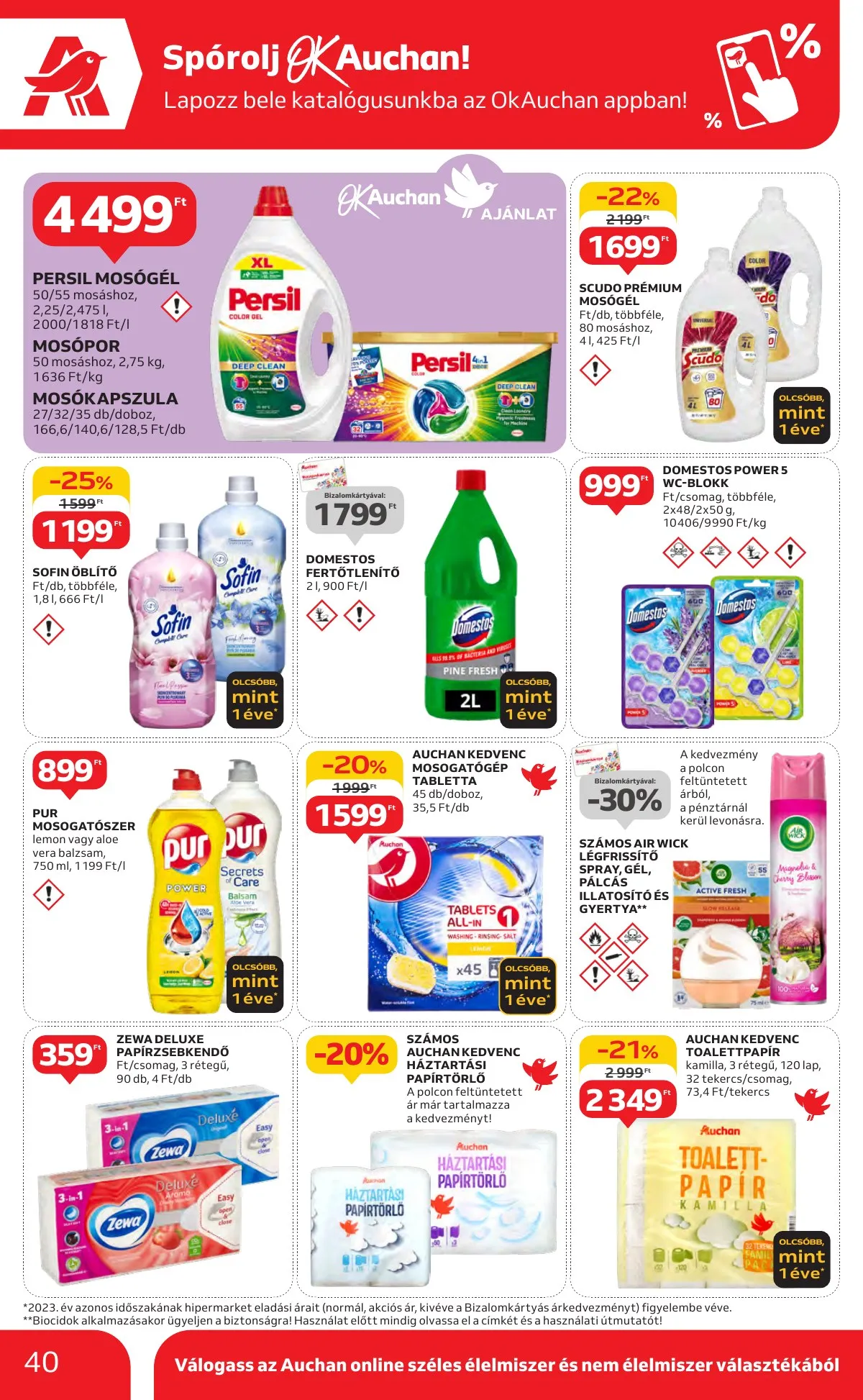 Auchan akciós újság Hipermarket 11.21–11.27 – 40. oldal