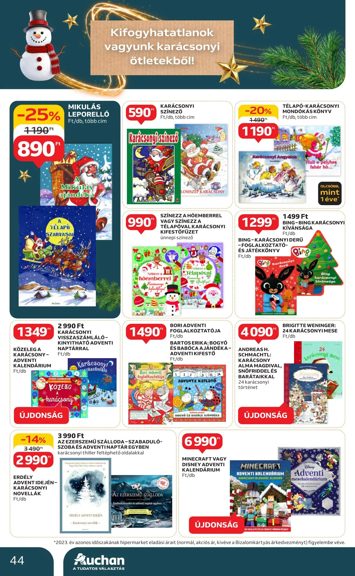 Auchan akciós újság Hipermarket 11.21–11.27 – 44. oldal
