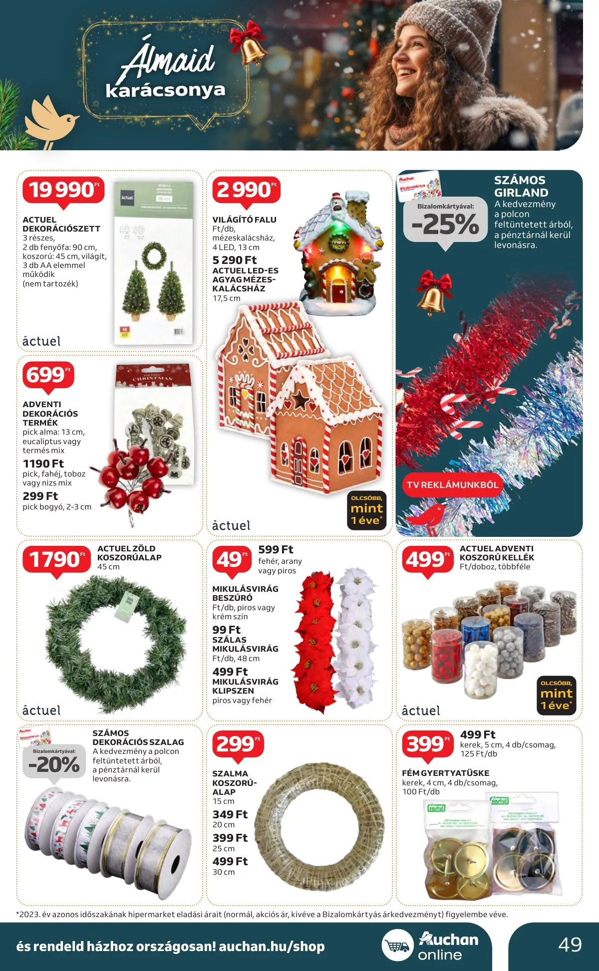 Auchan akciós újság Hipermarket 11.21–11.27 – 49. oldal
