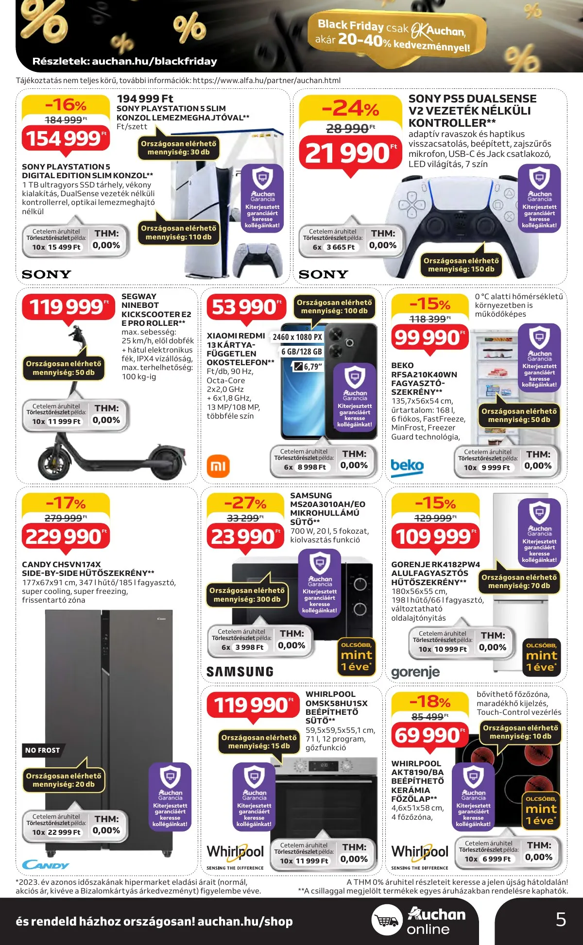 Auchan akciós újság Hipermarket 11.21–11.27 – 5. oldal