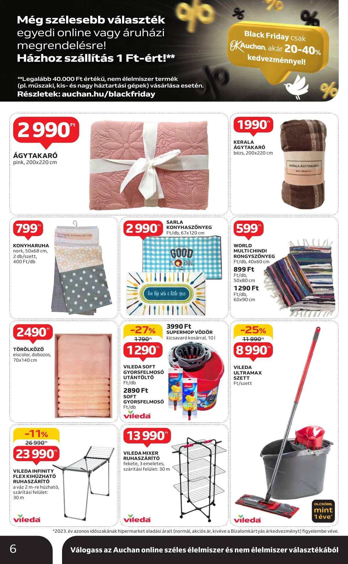 Auchan akciós újság Hipermarket 11.21–11.27 – 6. oldal