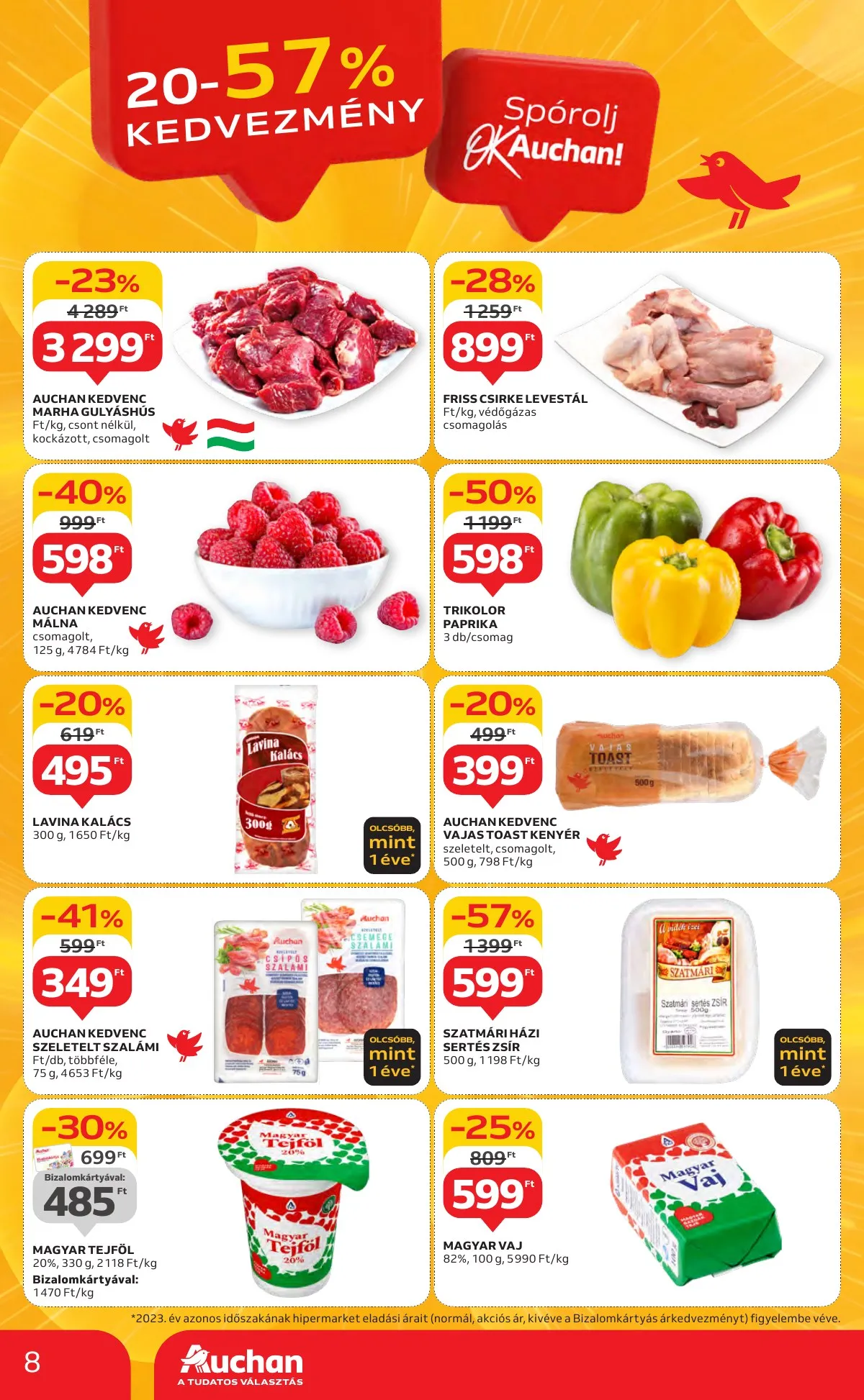 Auchan akciós újság Hipermarket 11.21–11.27 – 8. oldal