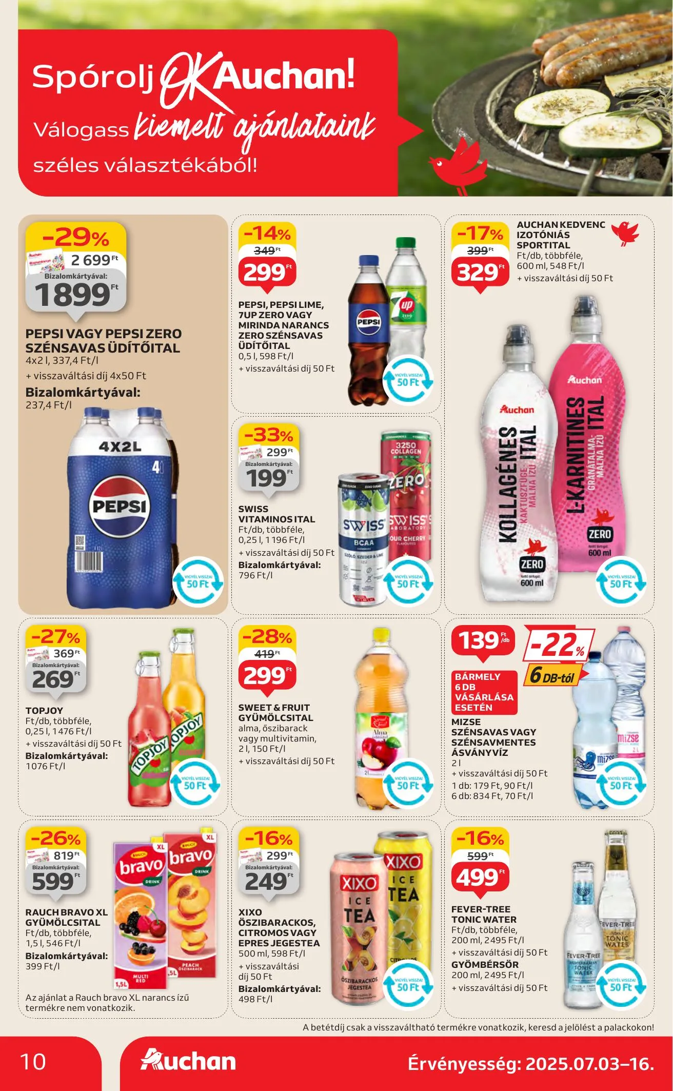 Auchan akciós újság Hipermarket 07.03–07.09 – 10. oldal