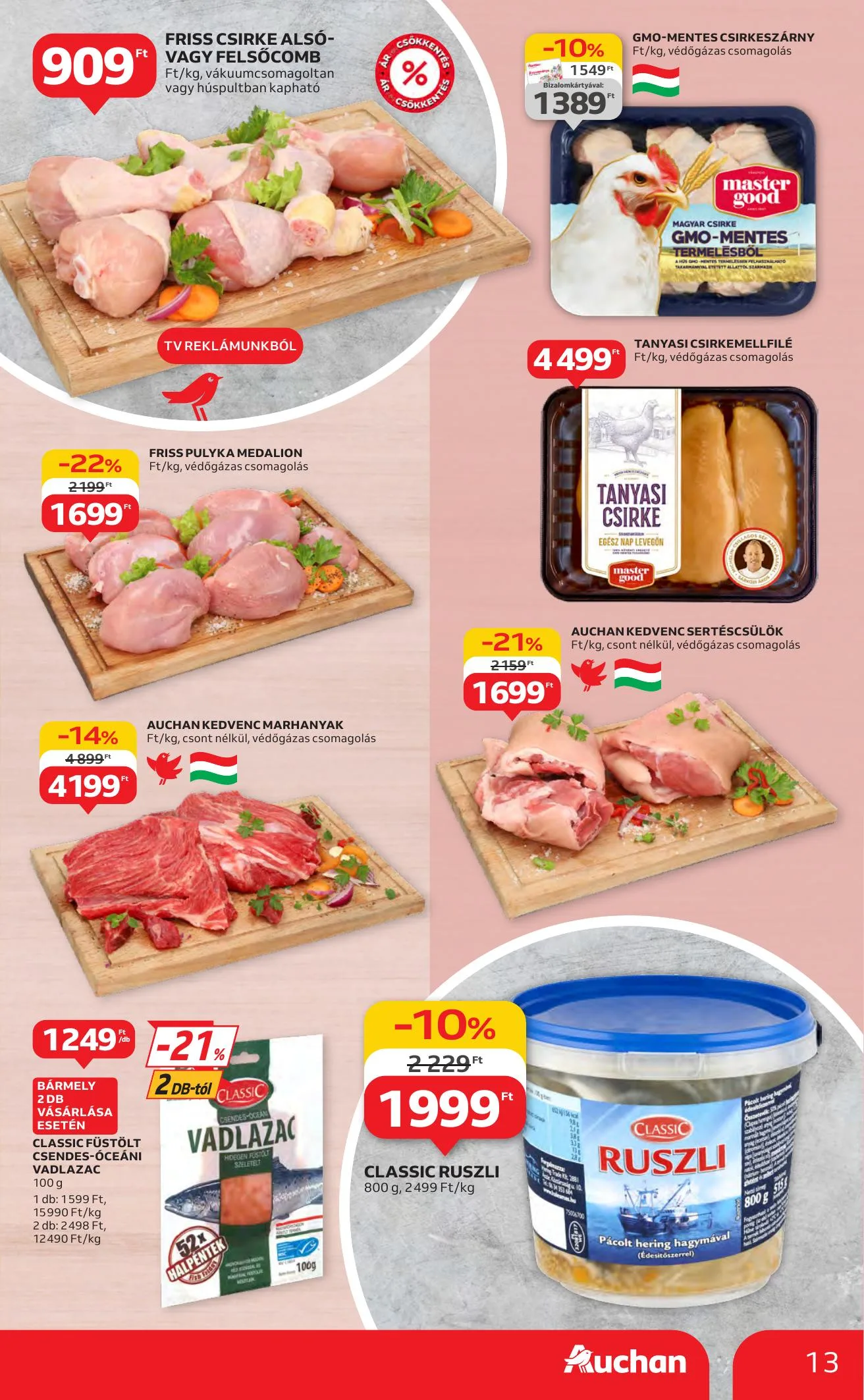 Auchan akciós újság Hipermarket 07.03–07.09 – 13. oldal