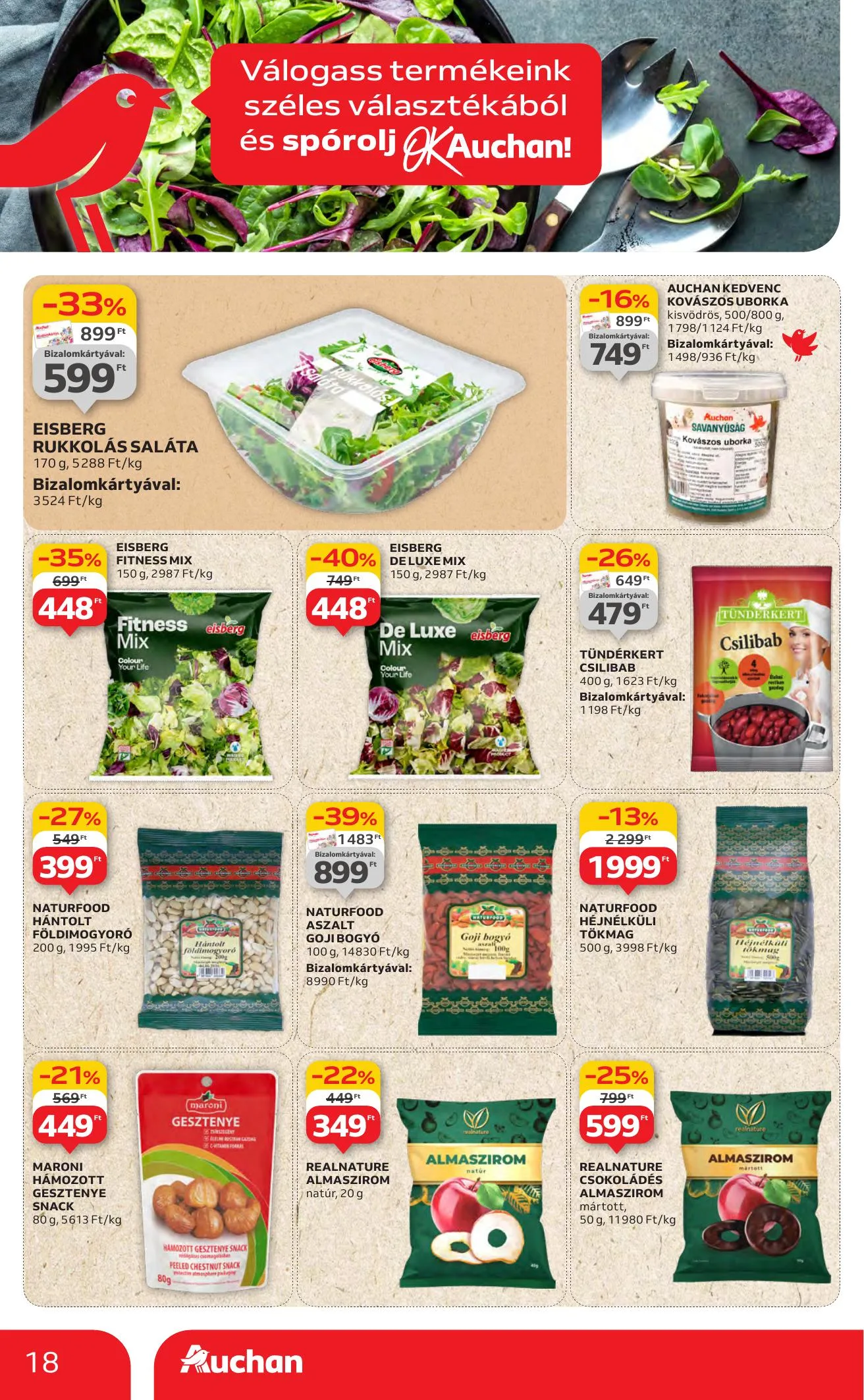 Auchan akciós újság Hipermarket 07.03–07.09 – 18. oldal