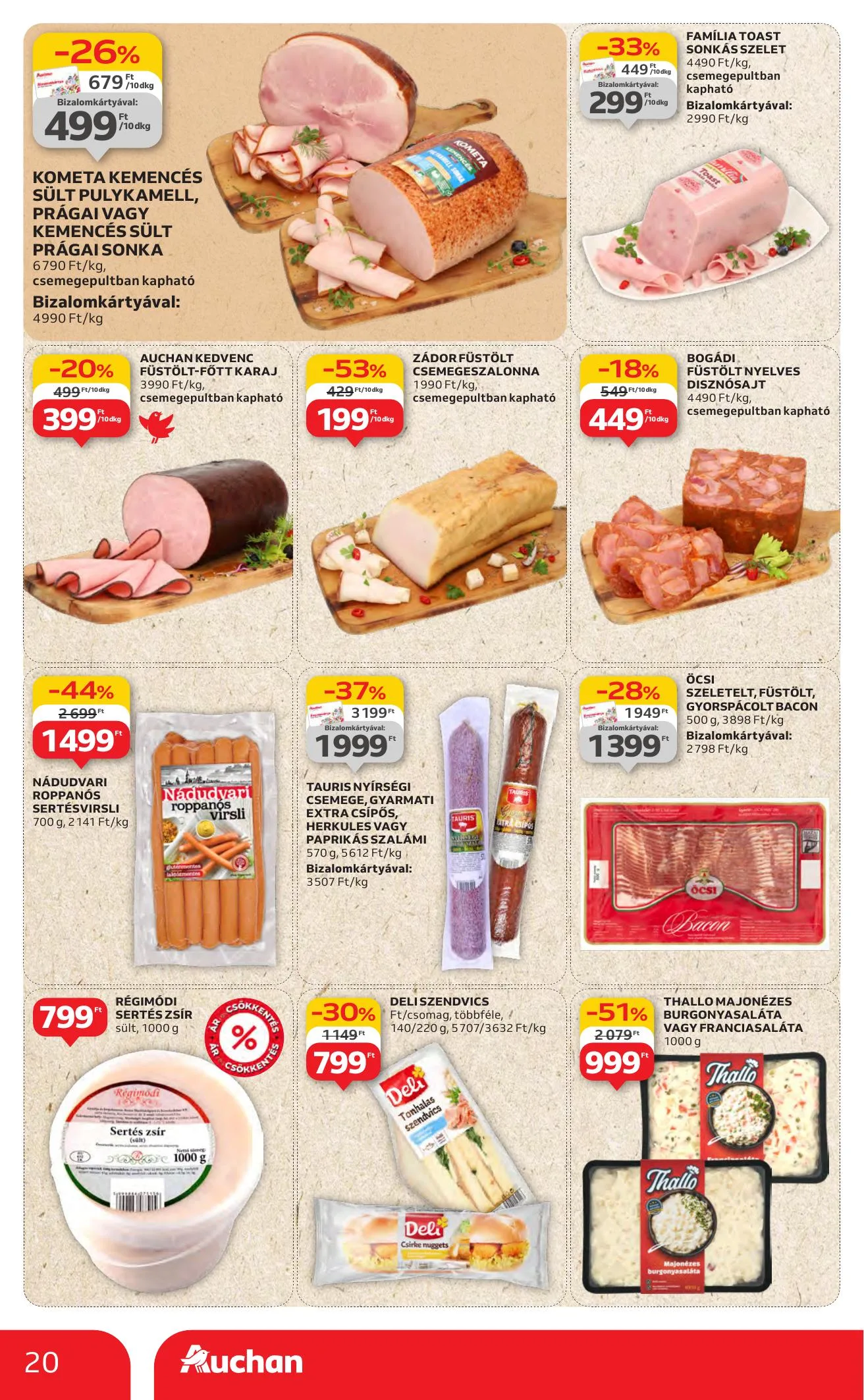 Auchan akciós újság Hipermarket 07.03–07.09 – 20. oldal