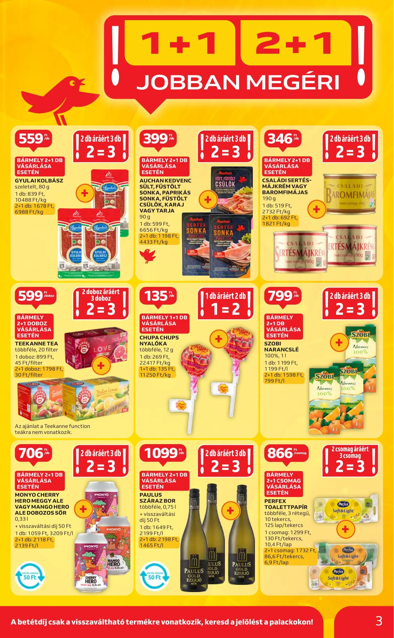 Auchan akciós újság Hipermarket 07.03–07.09 – 3. oldal