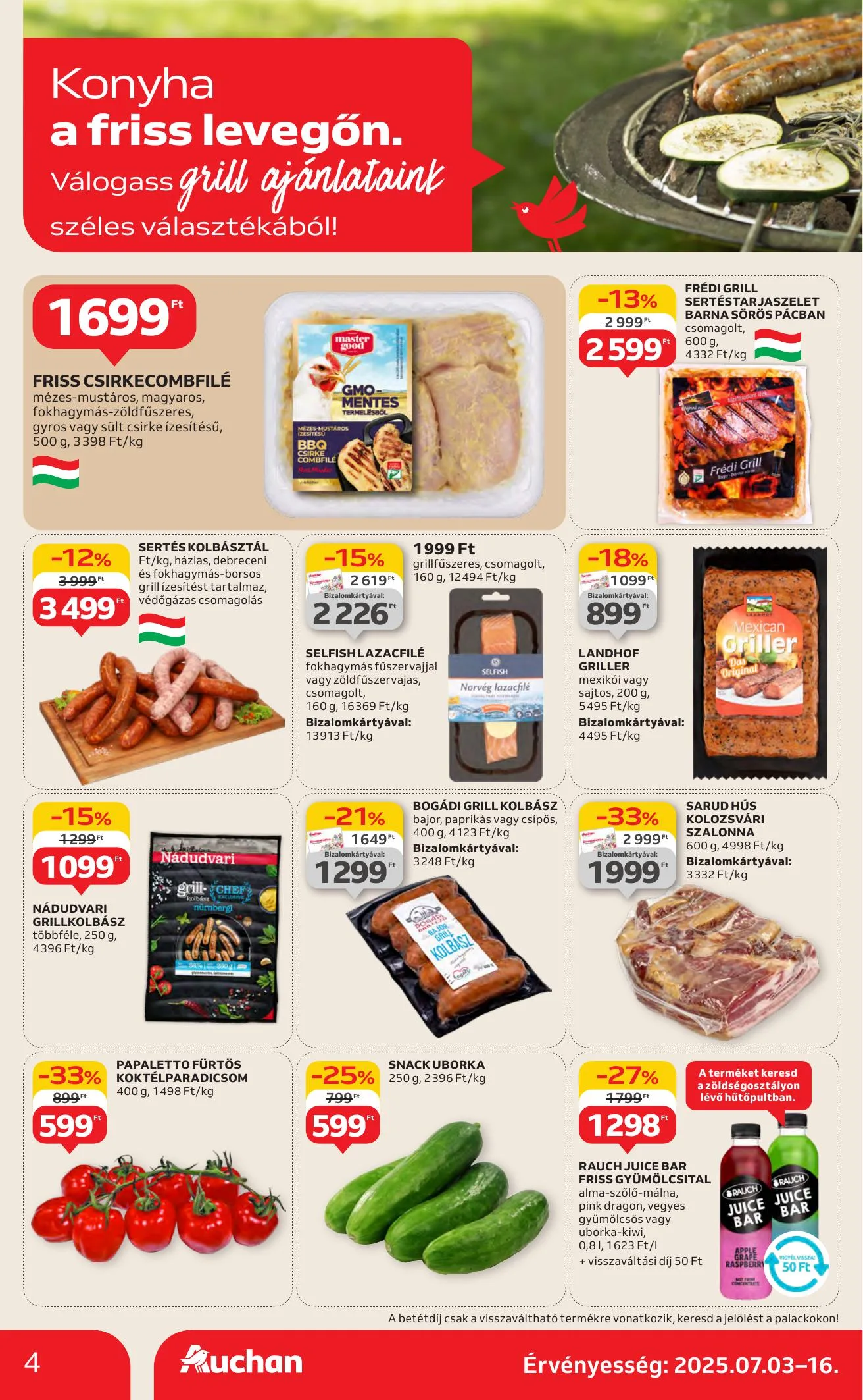 Auchan akciós újság Hipermarket 07.03–07.09 – 4. oldal