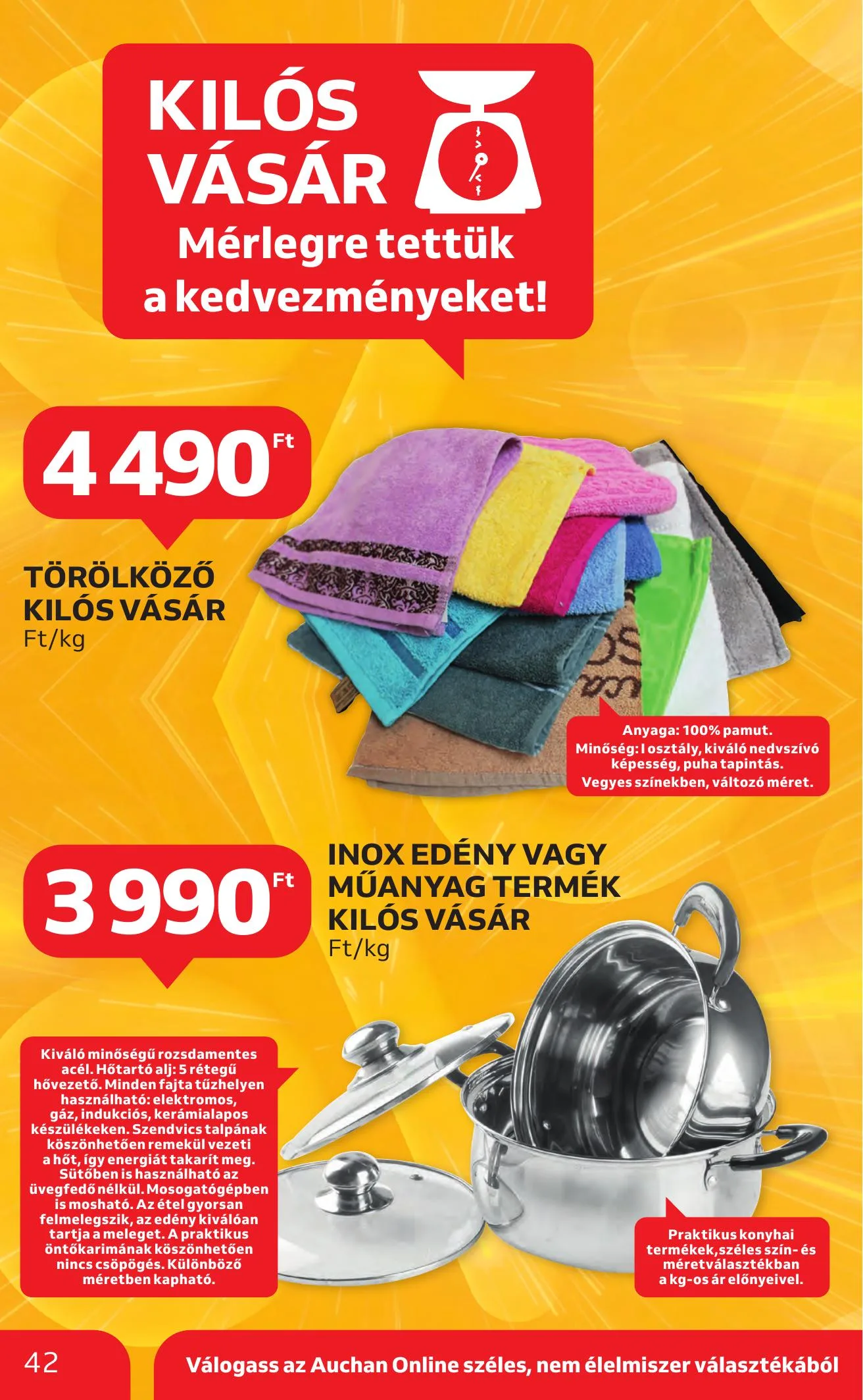 Auchan akciós újság Hipermarket 07.03–07.09 – 42. oldal