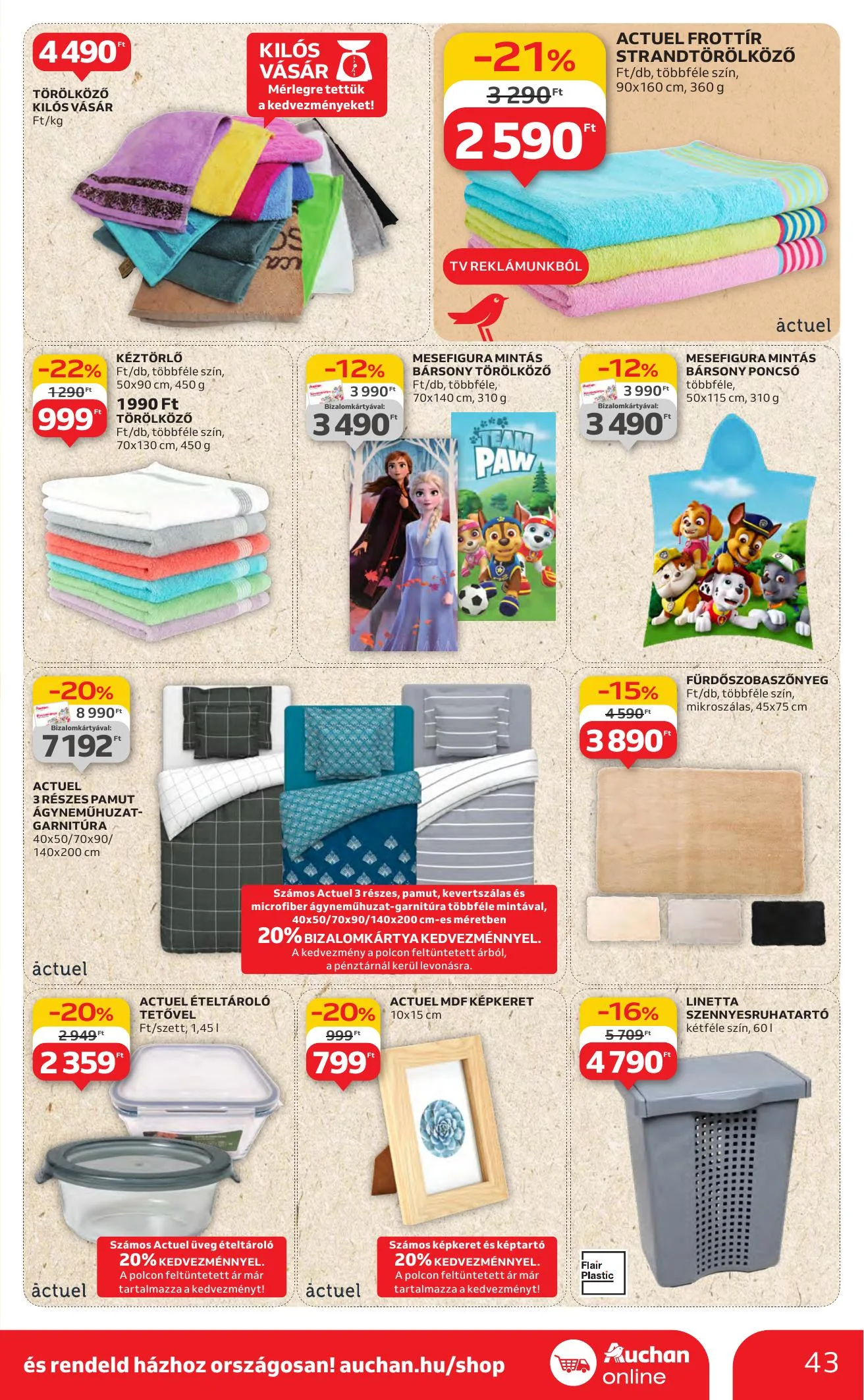 Auchan akciós újság Hipermarket 07.03–07.09 – 43. oldal