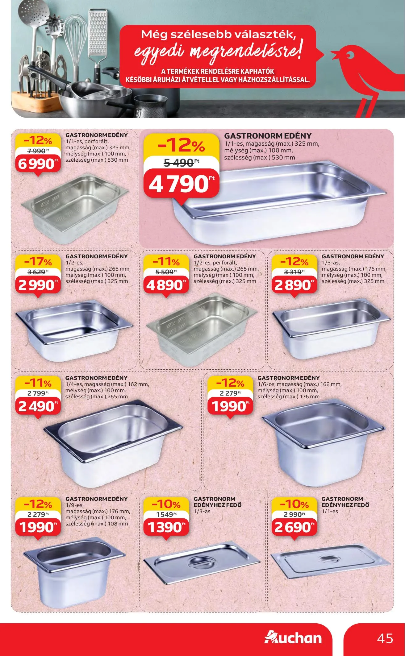 Auchan akciós újság Hipermarket 07.03–07.09 – 45. oldal