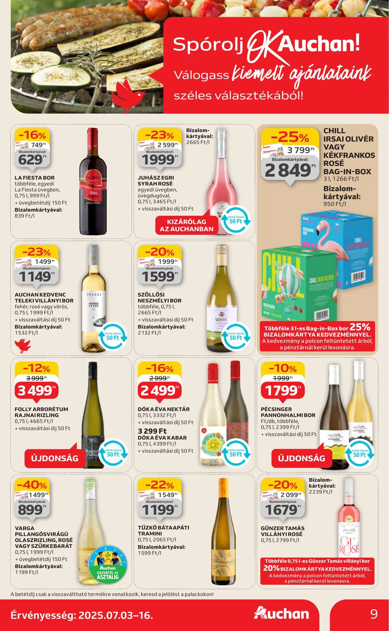 Auchan akciós újság Hipermarket 07.03–07.09 – 9. oldal