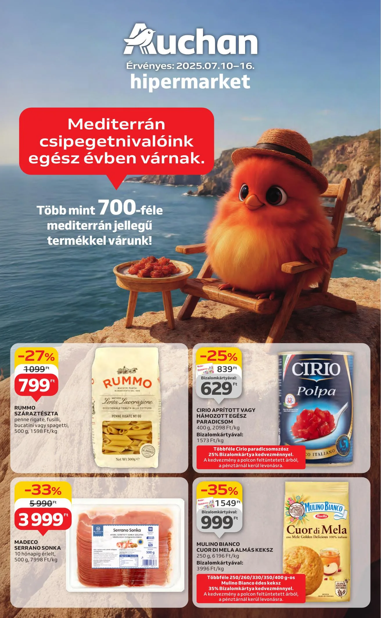 Auchan akciós újság Hipermarket 07.10–07.16