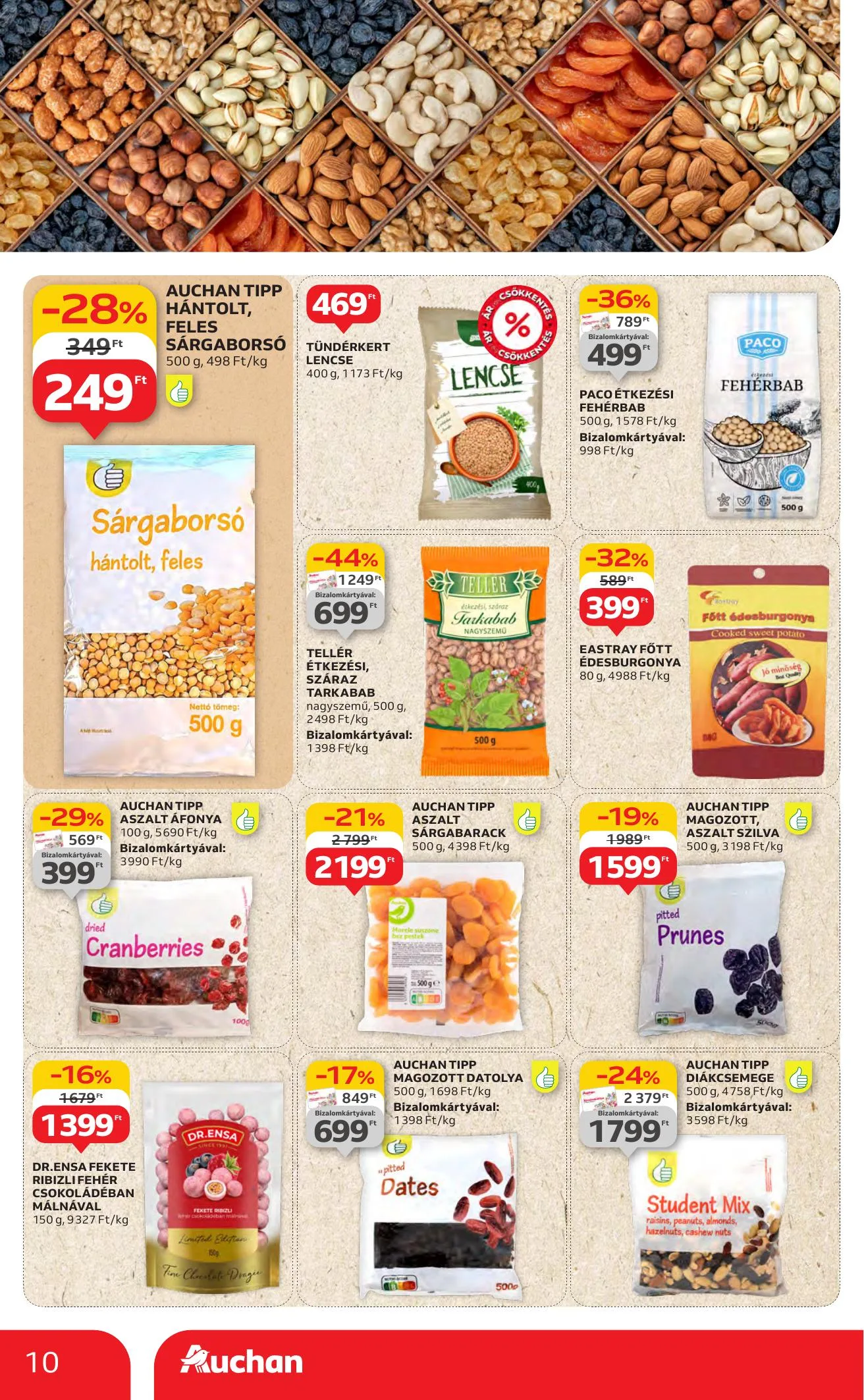 Auchan akciós újság Hipermarket 07.10–07.16 – 10. oldal