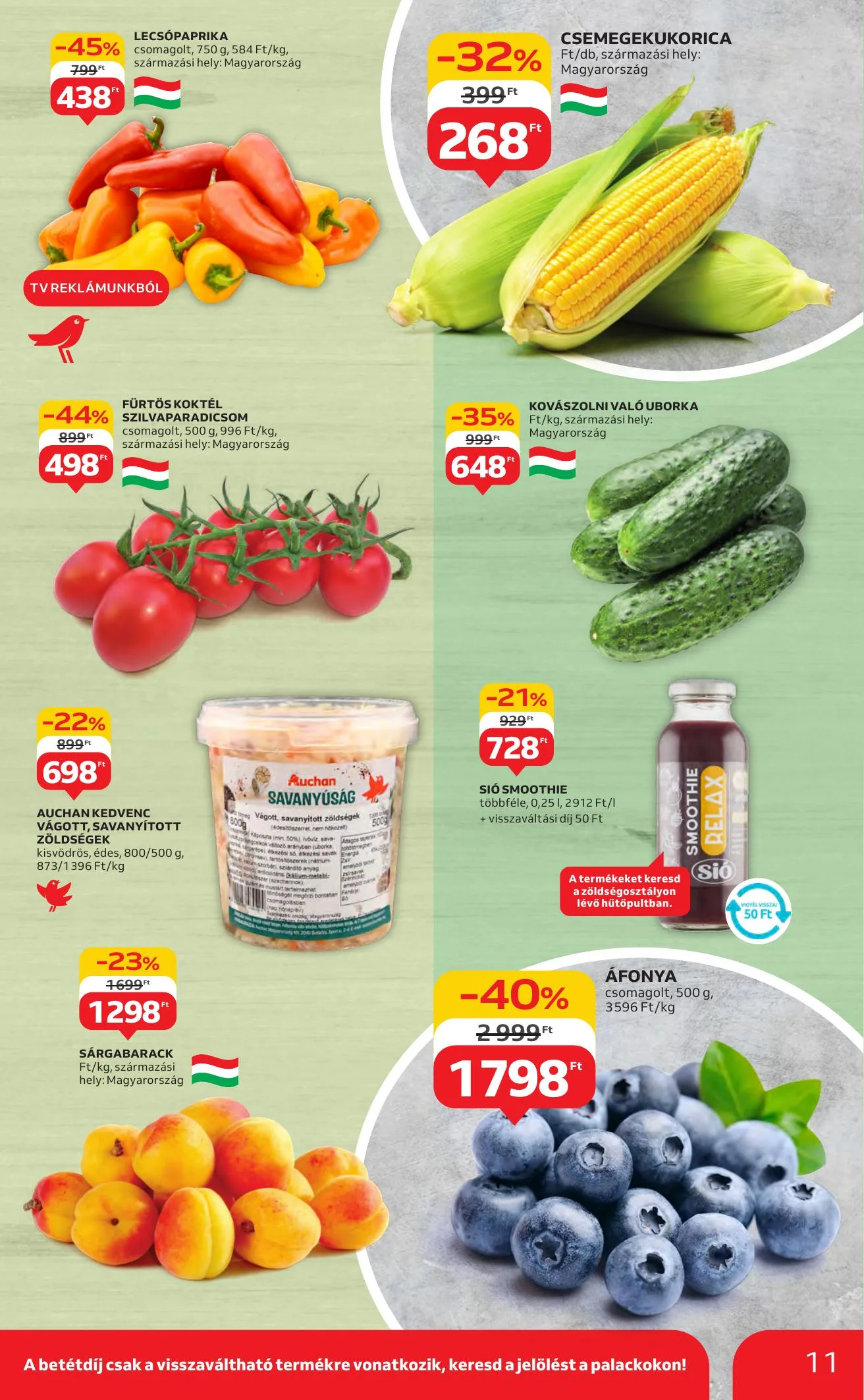 Auchan akciós újság Hipermarket 07.10–07.16 – 11. oldal