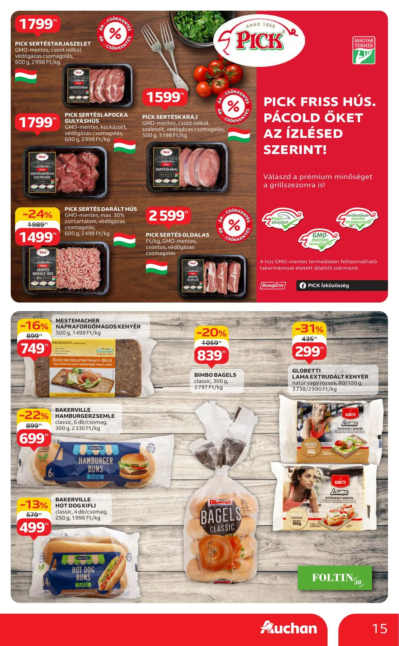 Auchan akciós újság Hipermarket 07.10–07.16 – 15. oldal