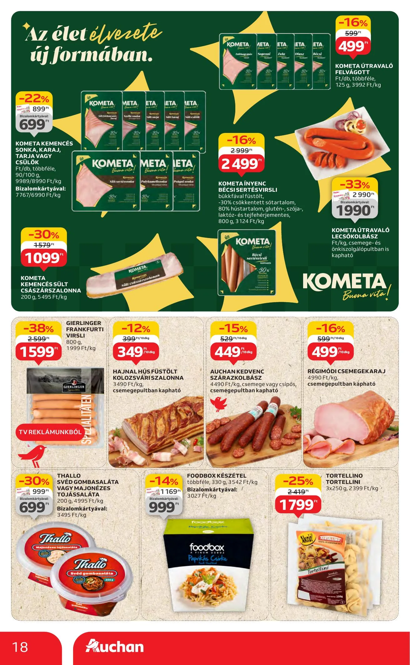 Auchan akciós újság Hipermarket 07.10–07.16 – 18. oldal