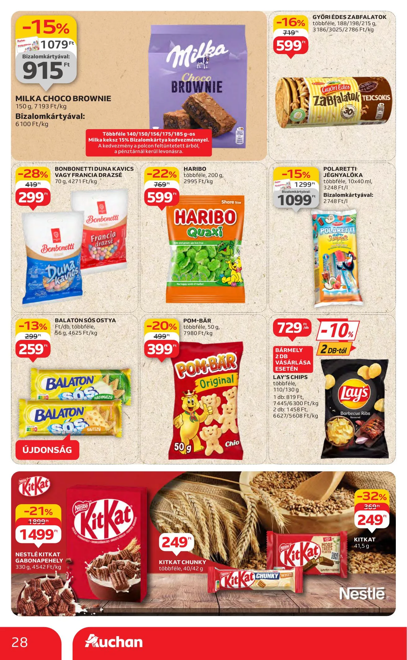 Auchan akciós újság Hipermarket 07.10–07.16 – 28. oldal