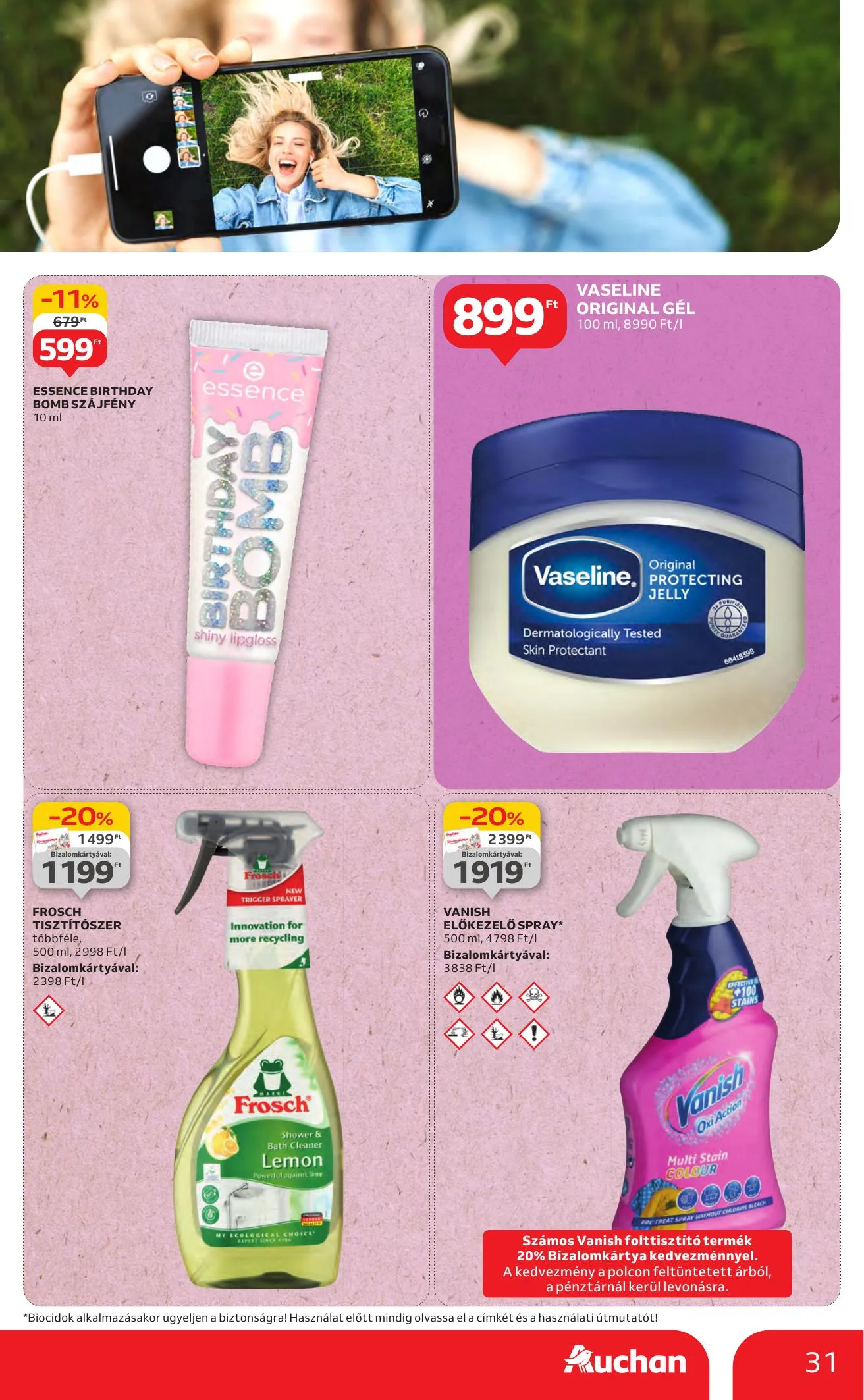 Auchan akciós újság Hipermarket 07.10–07.16 – 31. oldal