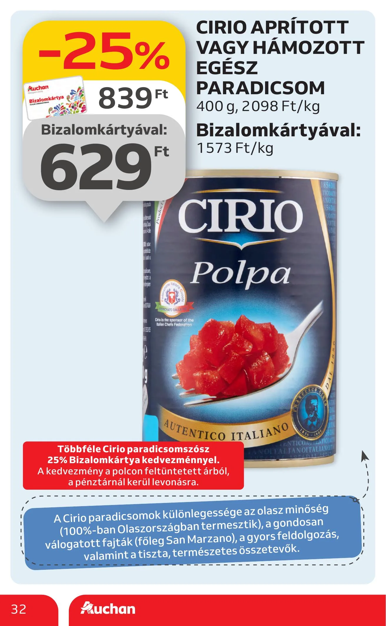 Auchan akciós újság Hipermarket 07.10–07.16 – 32. oldal