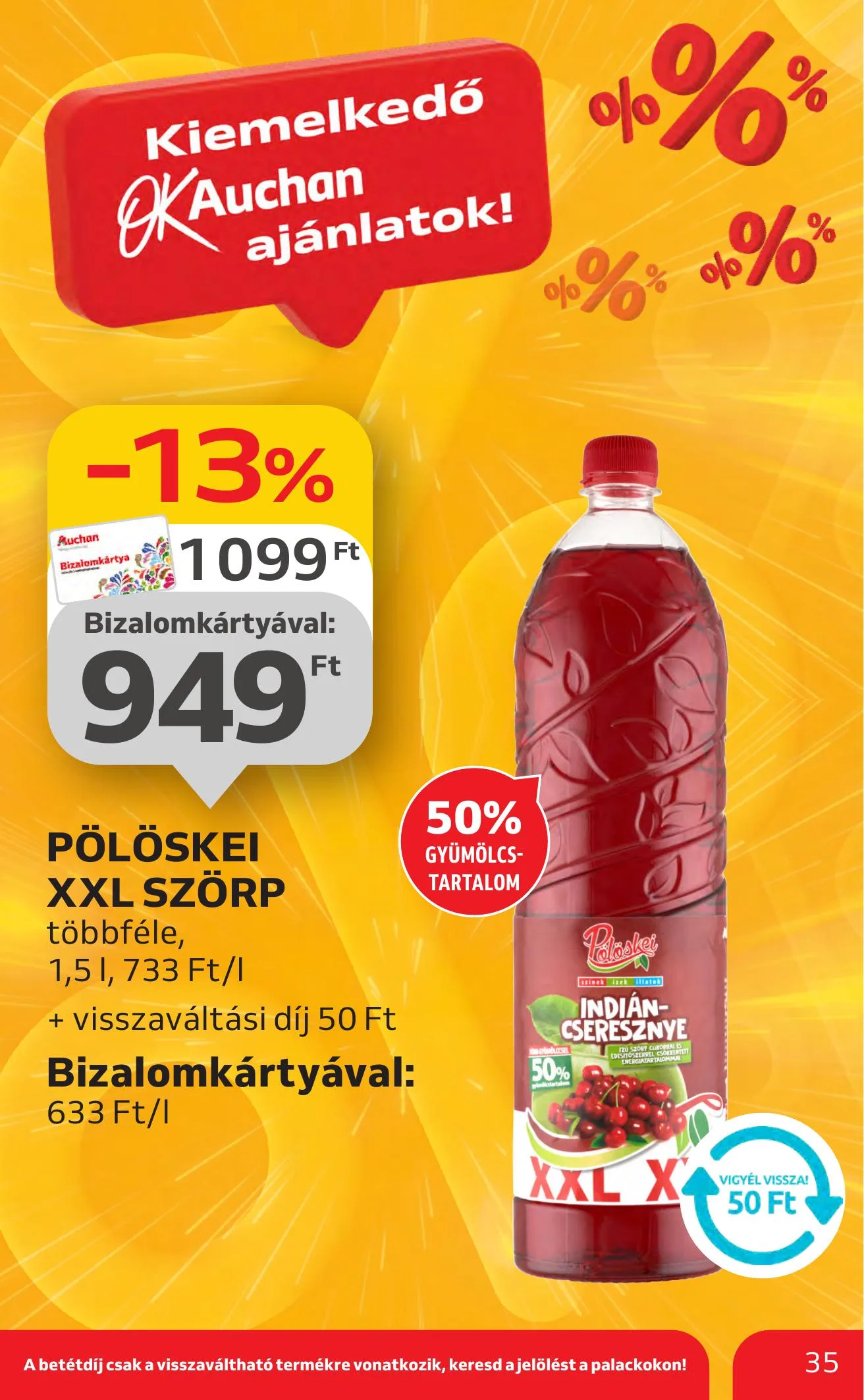 Auchan akciós újság Hipermarket 07.10–07.16 – 35. oldal