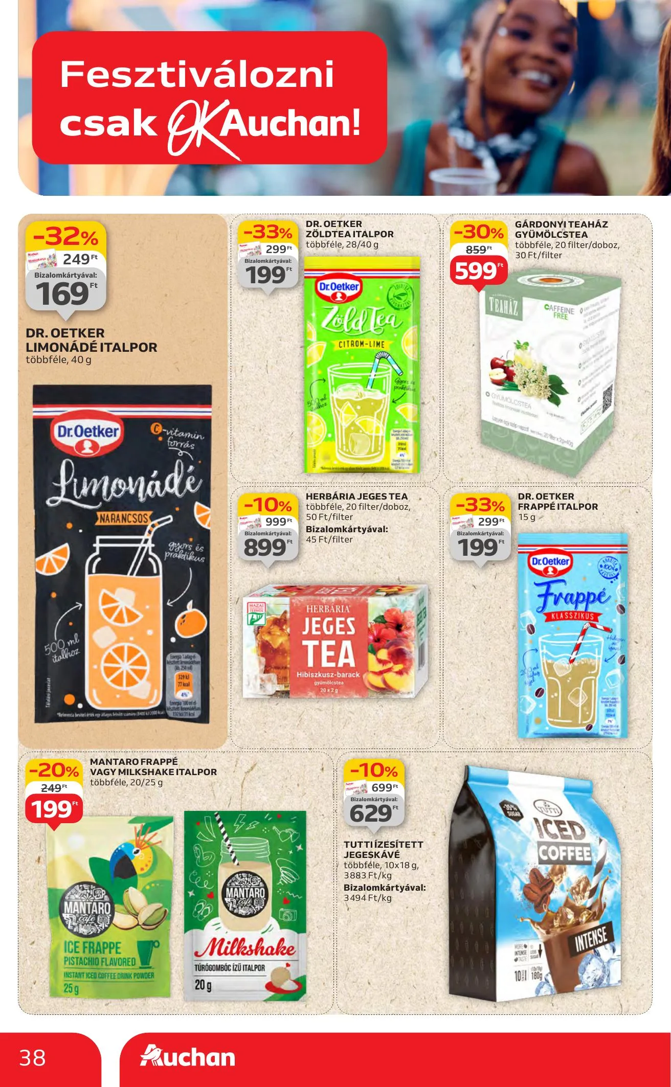 Auchan akciós újság Hipermarket 07.10–07.16 – 38. oldal