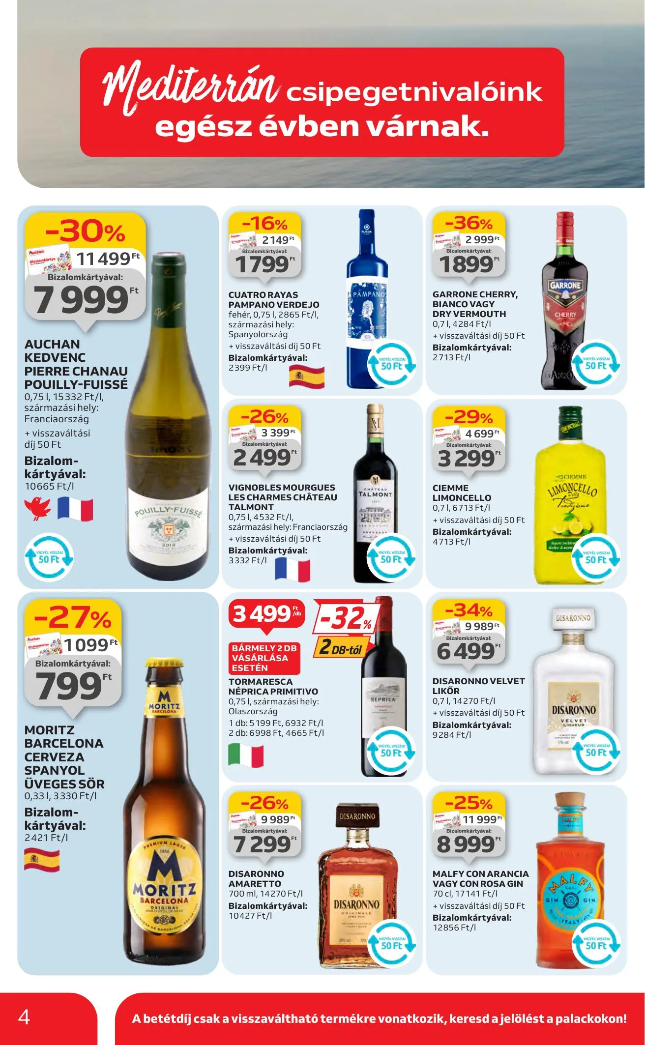 Auchan akciós újság Hipermarket 07.10–07.16 – 4. oldal