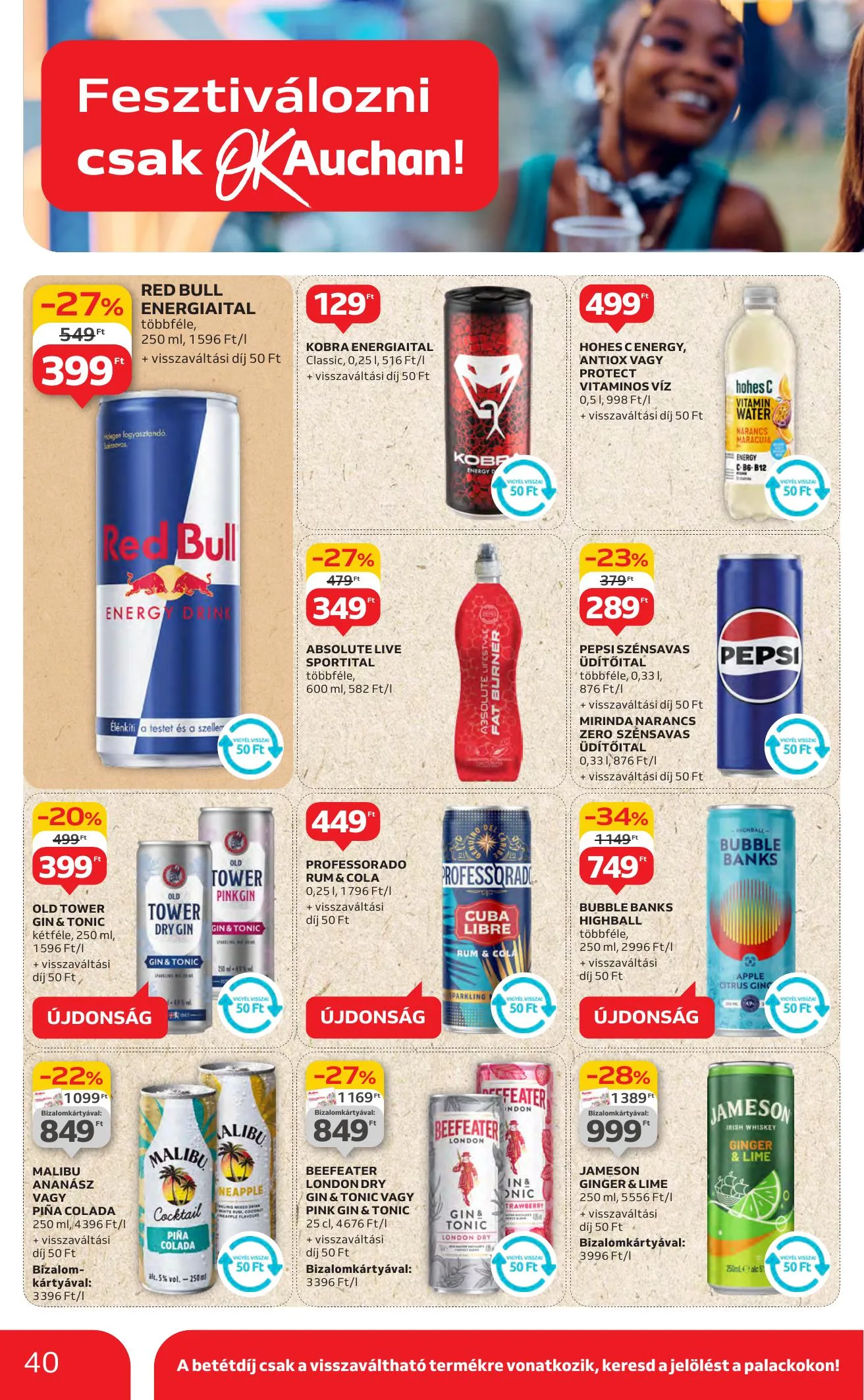 Auchan akciós újság Hipermarket 07.10–07.16 – 40. oldal