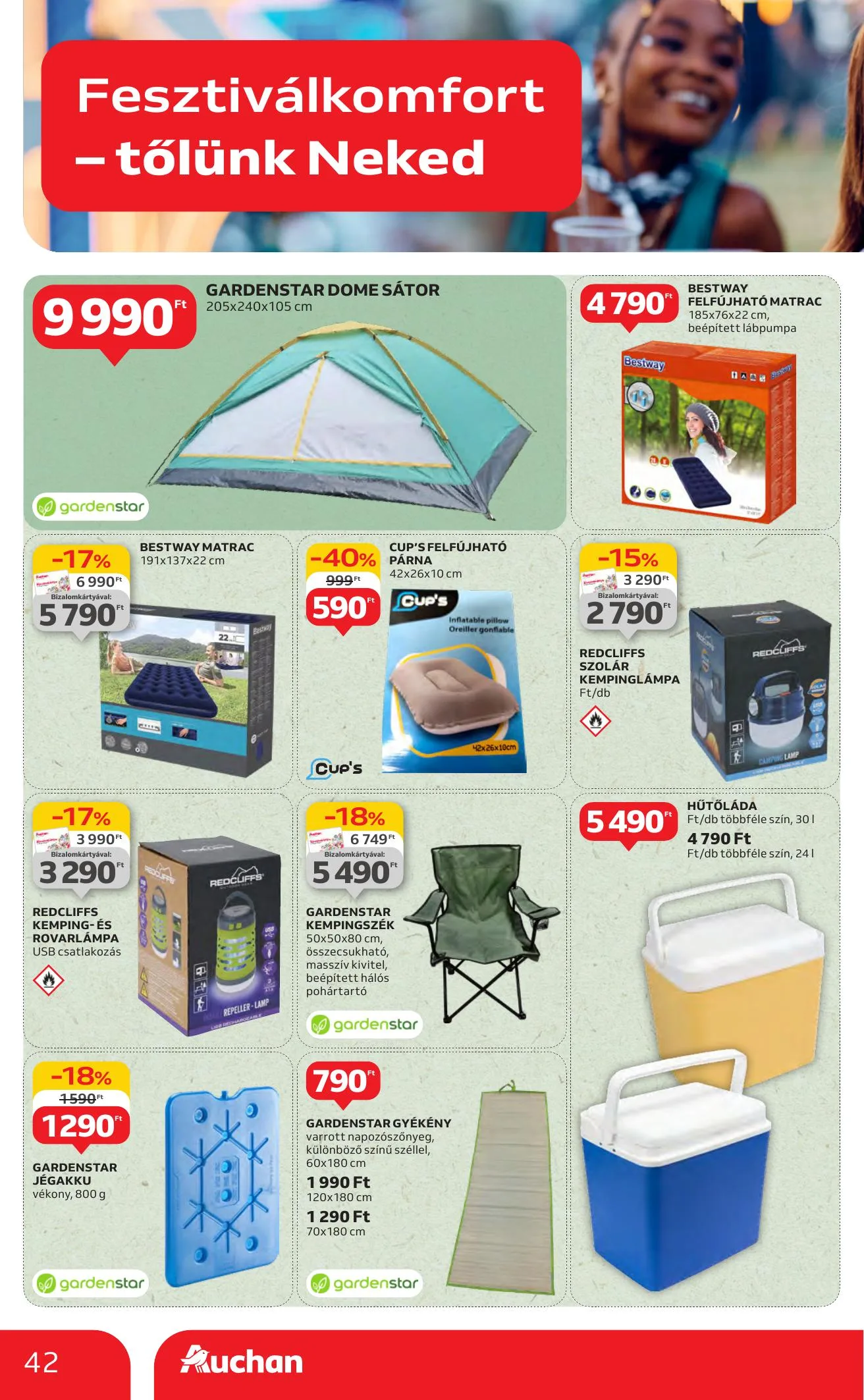 Auchan akciós újság Hipermarket 07.10–07.16 – 42. oldal
