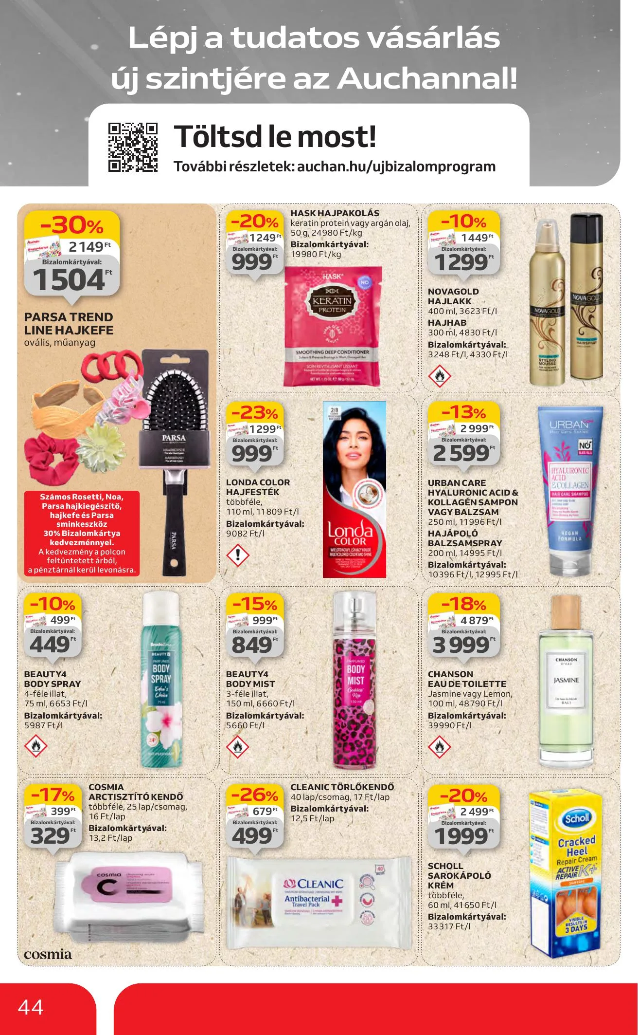 Auchan akciós újság Hipermarket 07.10–07.16 – 44. oldal