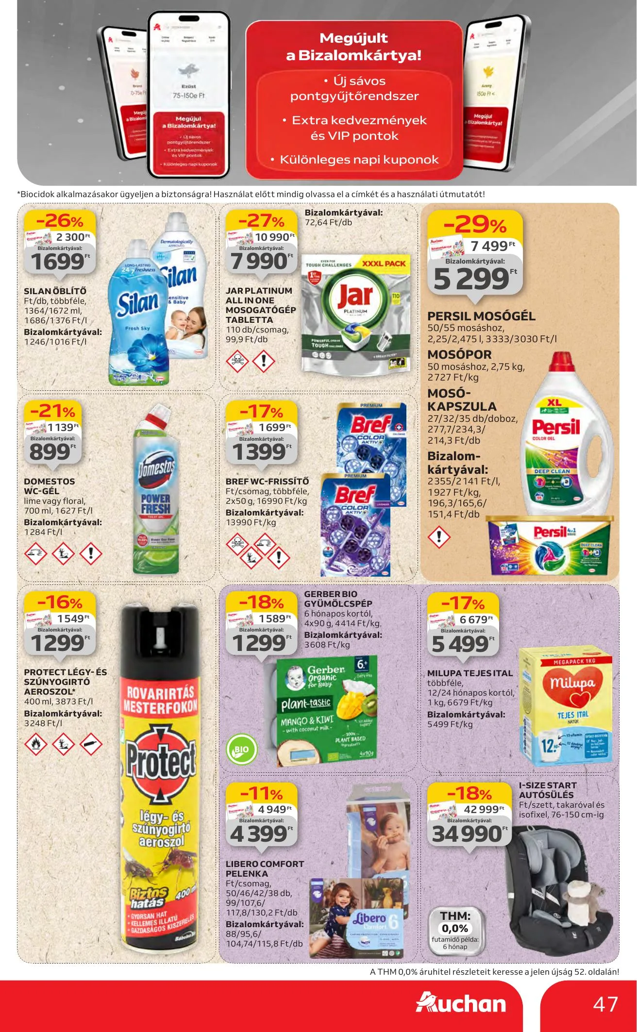Auchan akciós újság Hipermarket 07.10–07.16 – 47. oldal