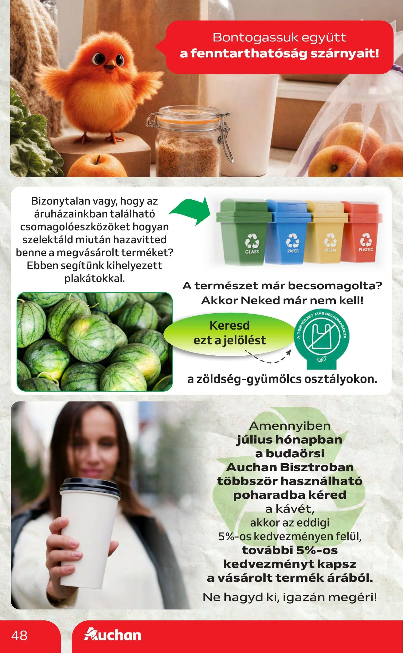Auchan akciós újság Hipermarket 07.10–07.16 – 48. oldal