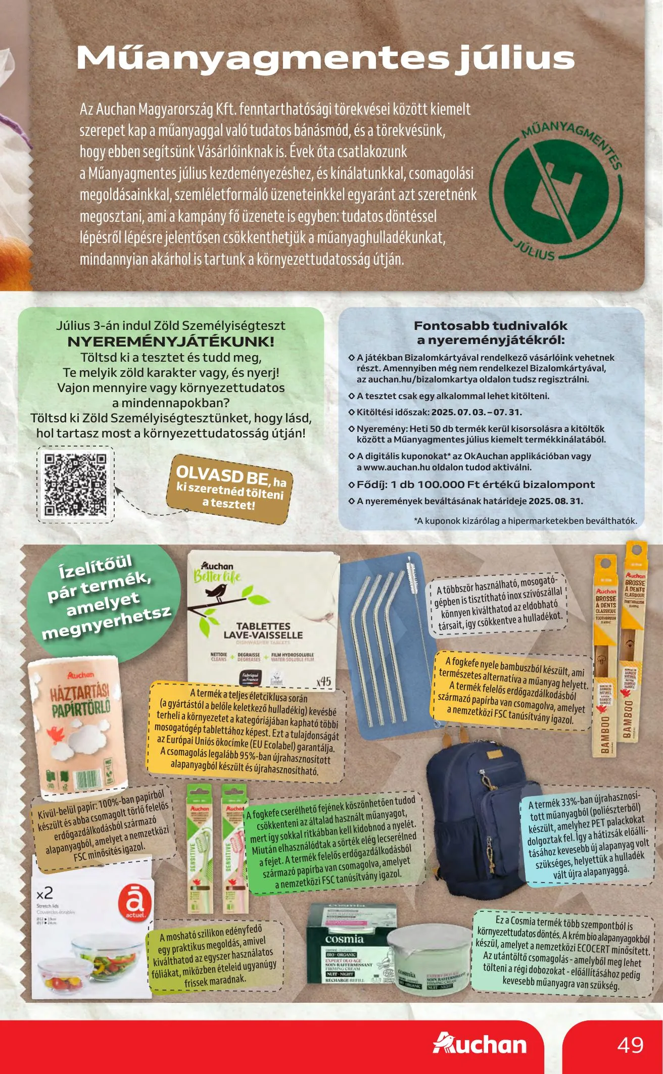 Auchan akciós újság Hipermarket 07.10–07.16 – 49. oldal