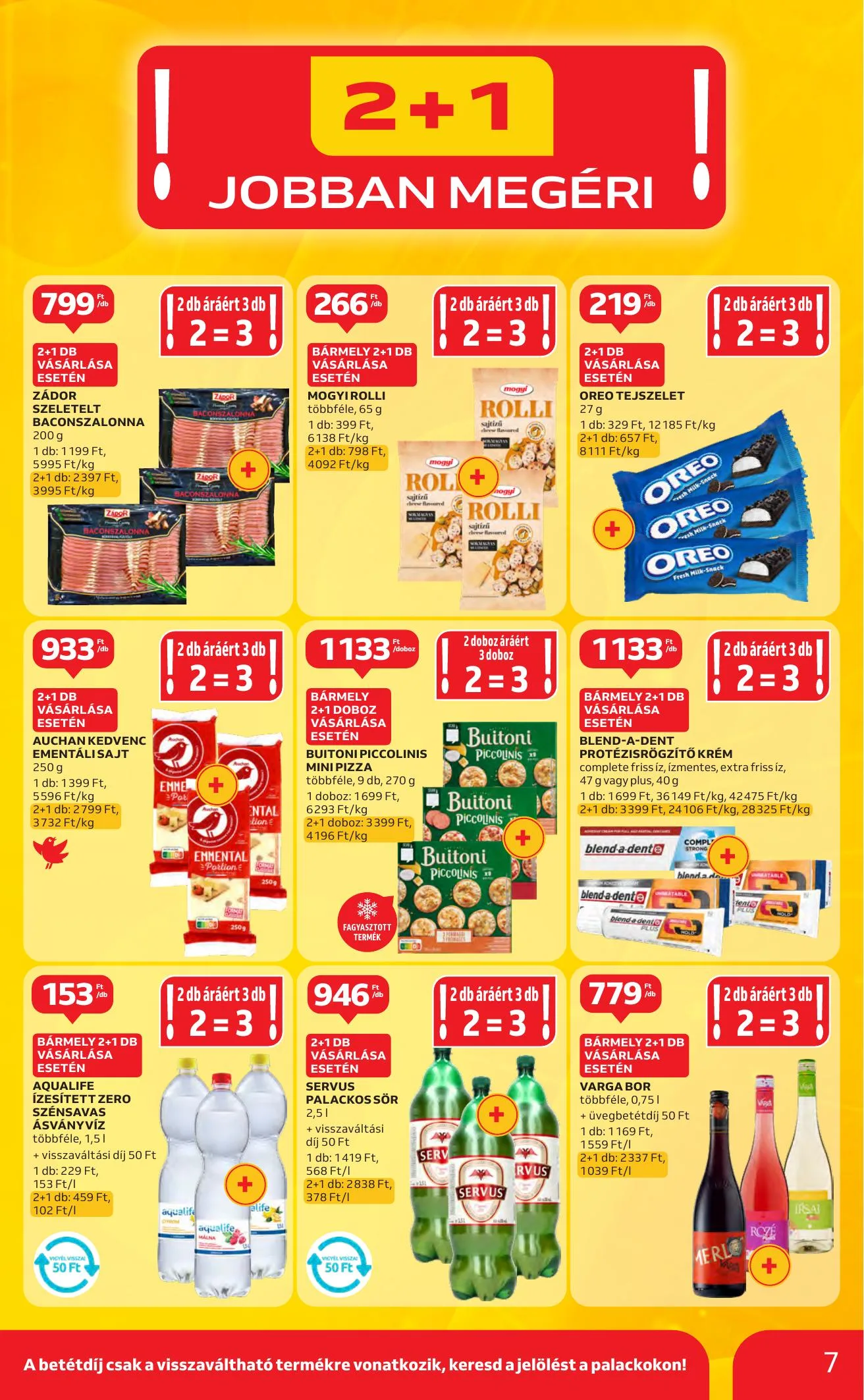 Auchan akciós újság Hipermarket 07.10–07.16 – 7. oldal