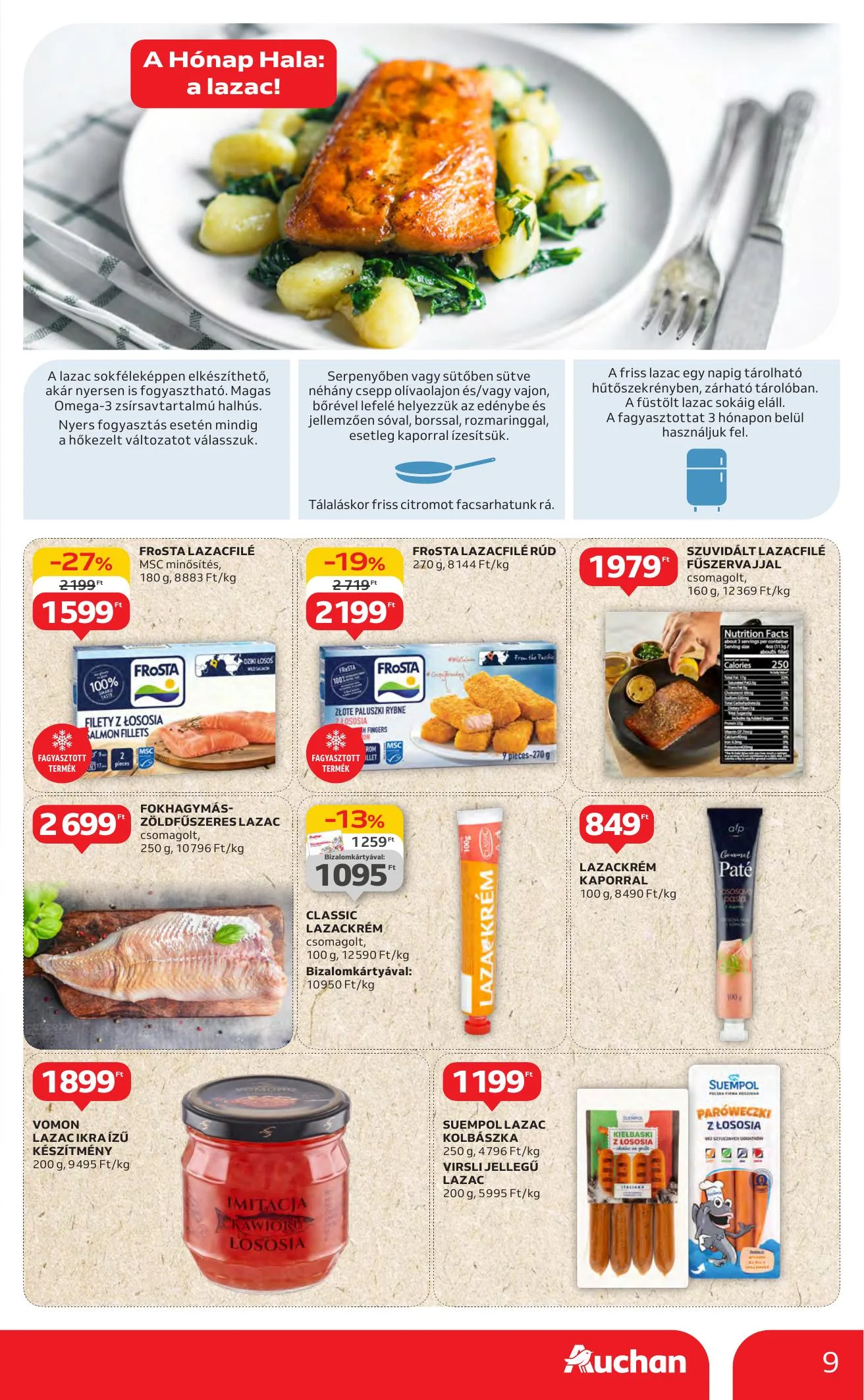 Auchan akciós újság Hipermarket 07.10–07.16 – 9. oldal
