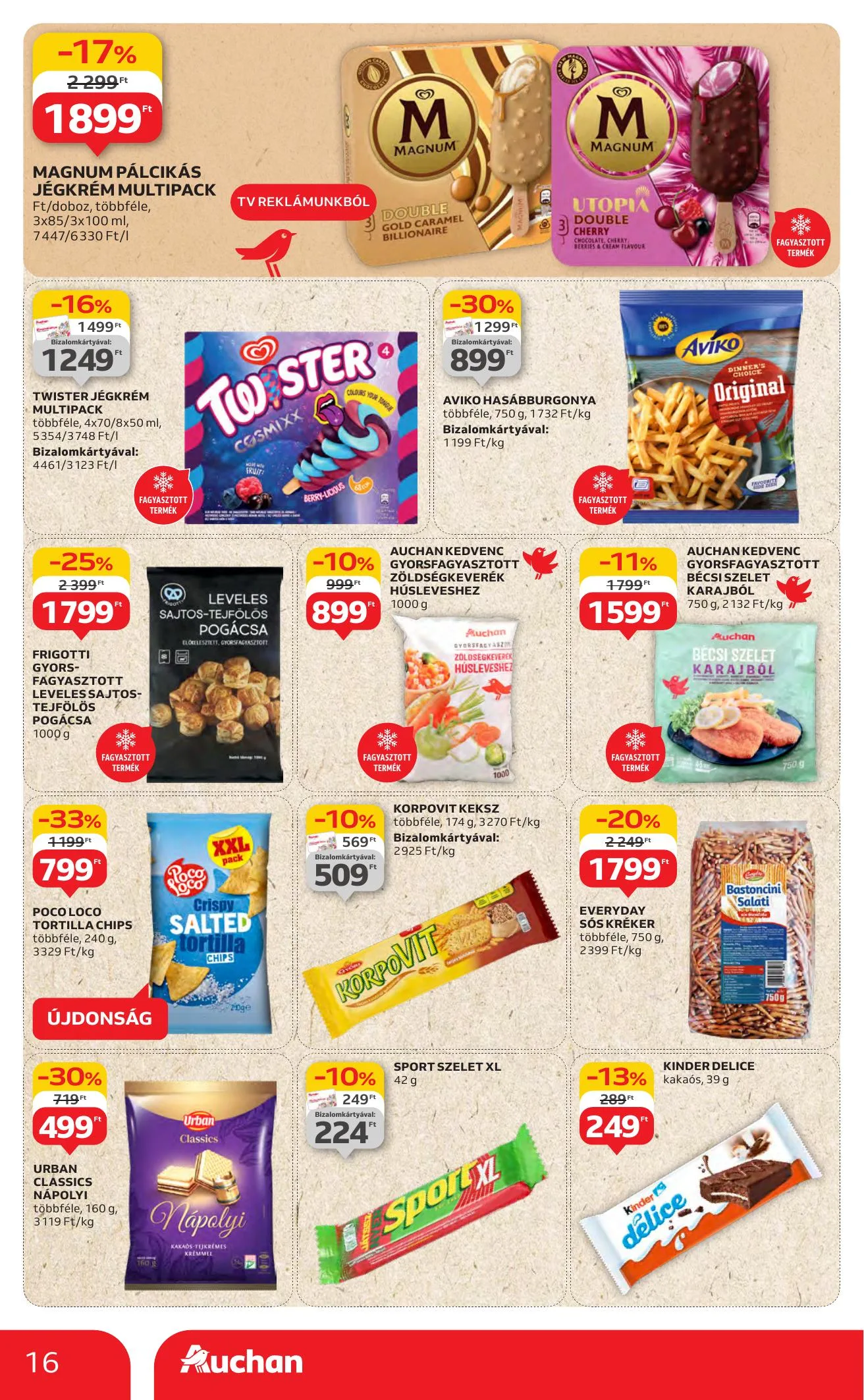Auchan akciós újság Hipermarket 07.17–07.23 – 16. oldal