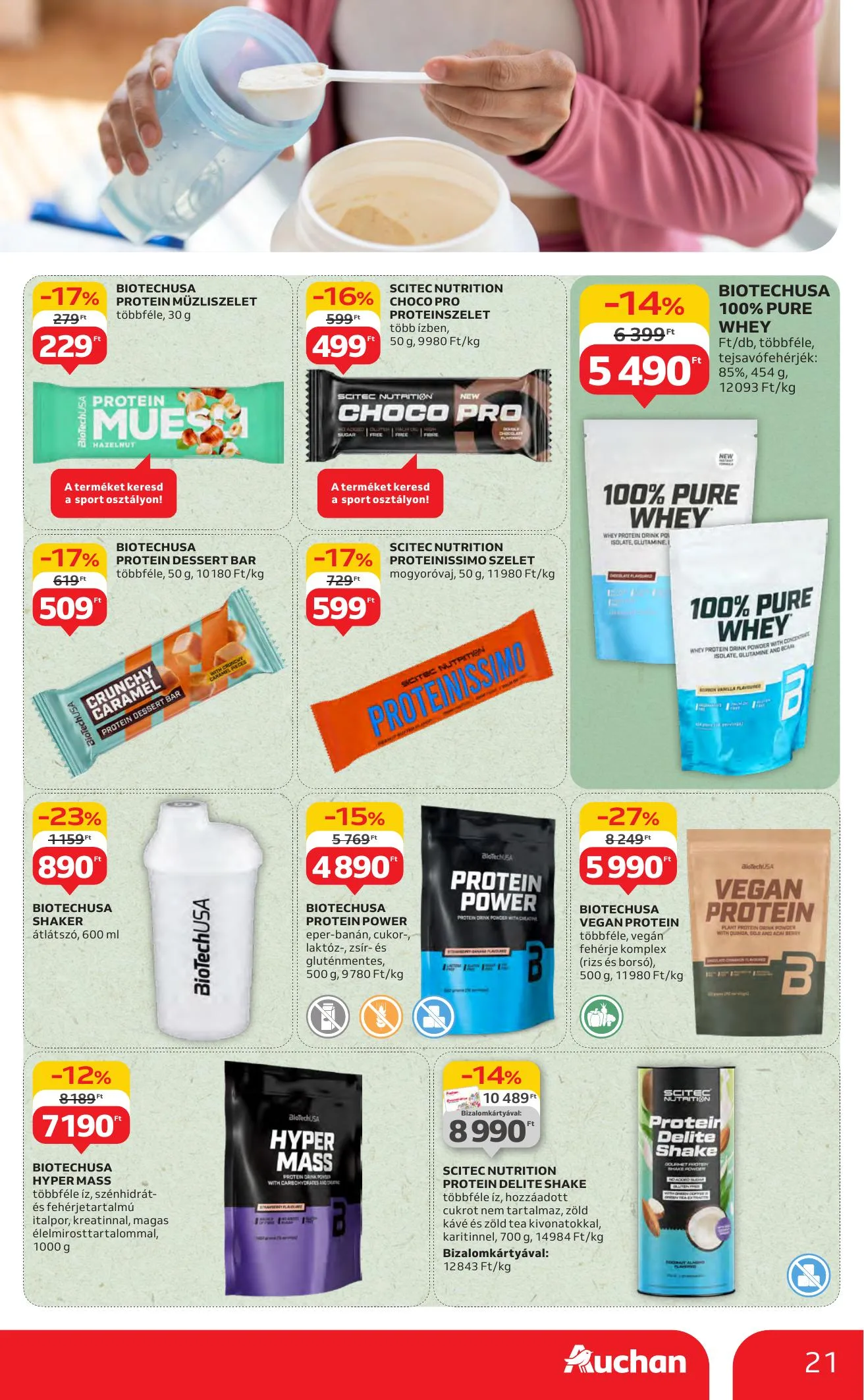Auchan akciós újság Hipermarket 07.17–07.23 – 21. oldal