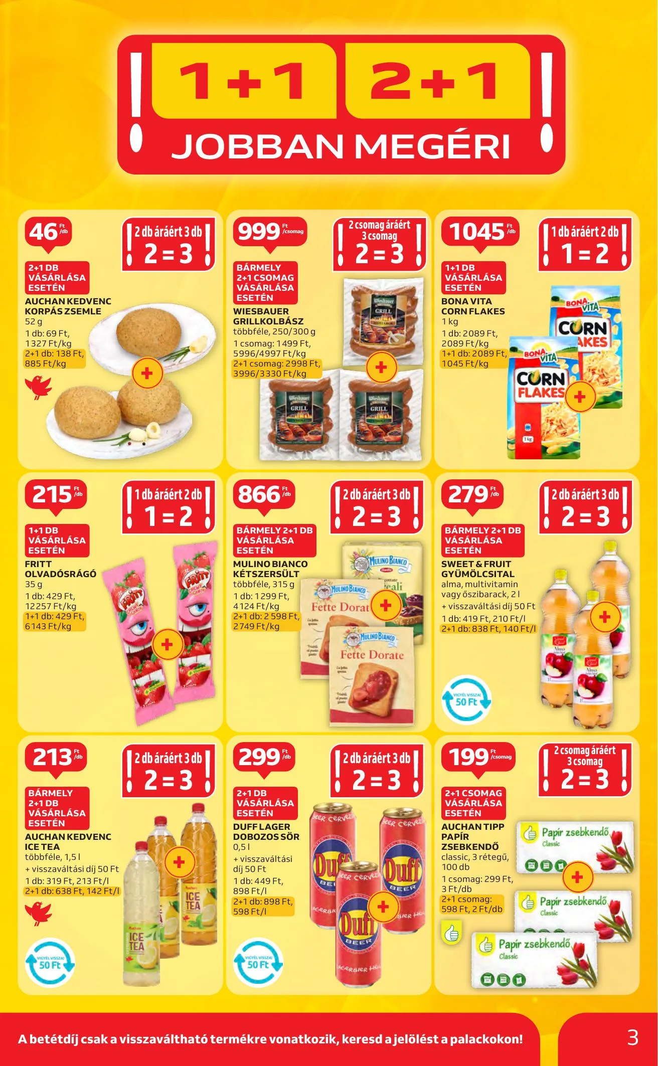 Auchan akciós újság Hipermarket 07.17–07.23 – 3. oldal